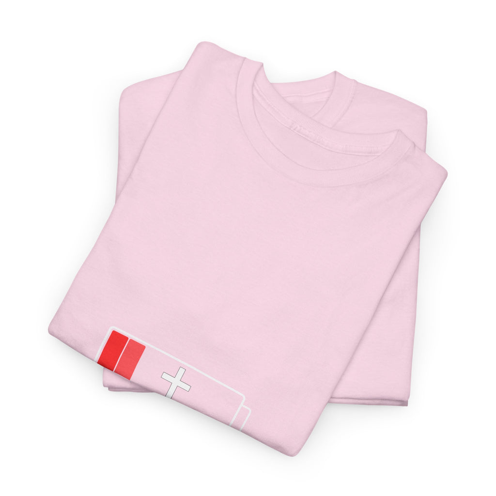 Need Jesus Low Battery Christian T-Shirt