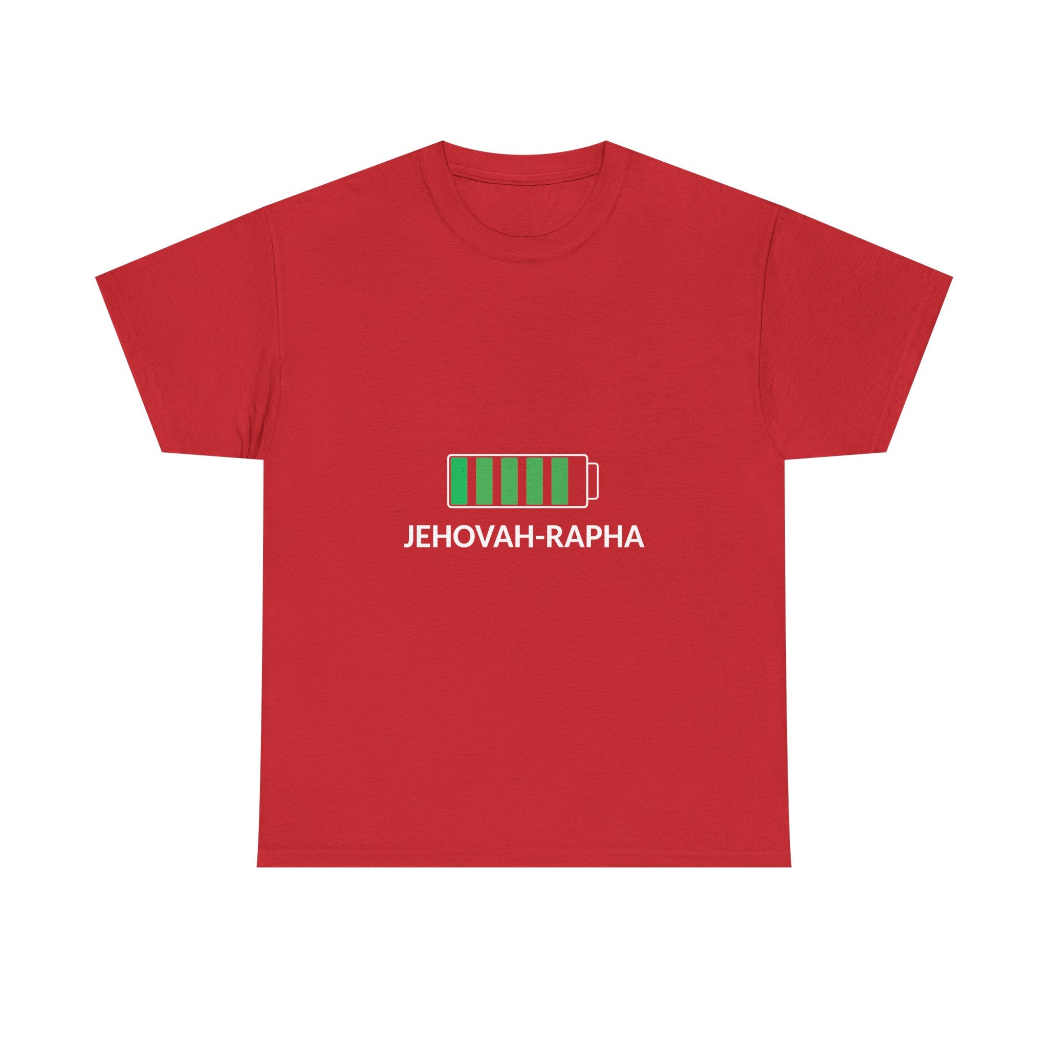 Battery Charge 'Jehovah-Rapha' T-Shirt — Christian Faith Tee