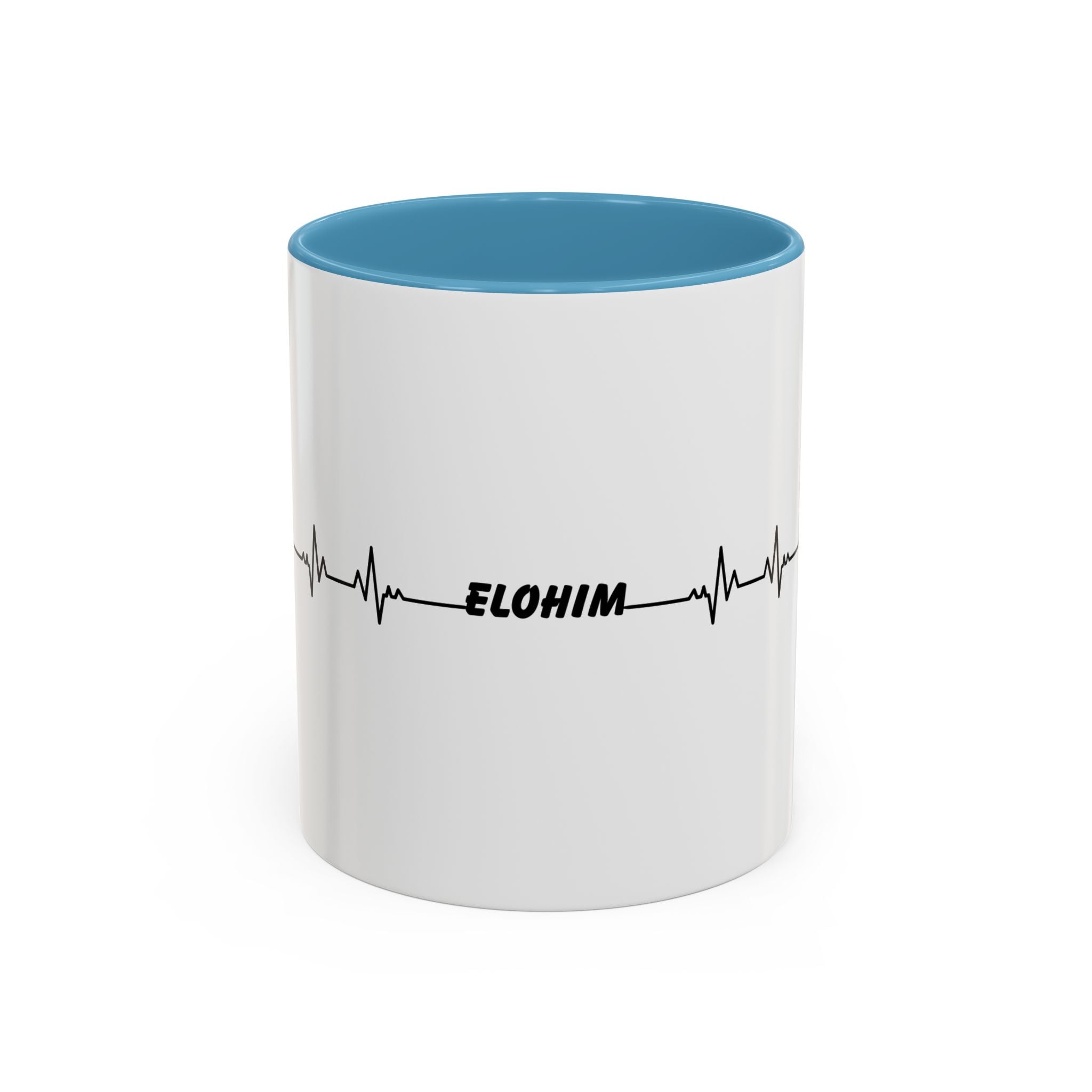 Elohim Heartbeat Accent Coffee Mug — 11/15oz