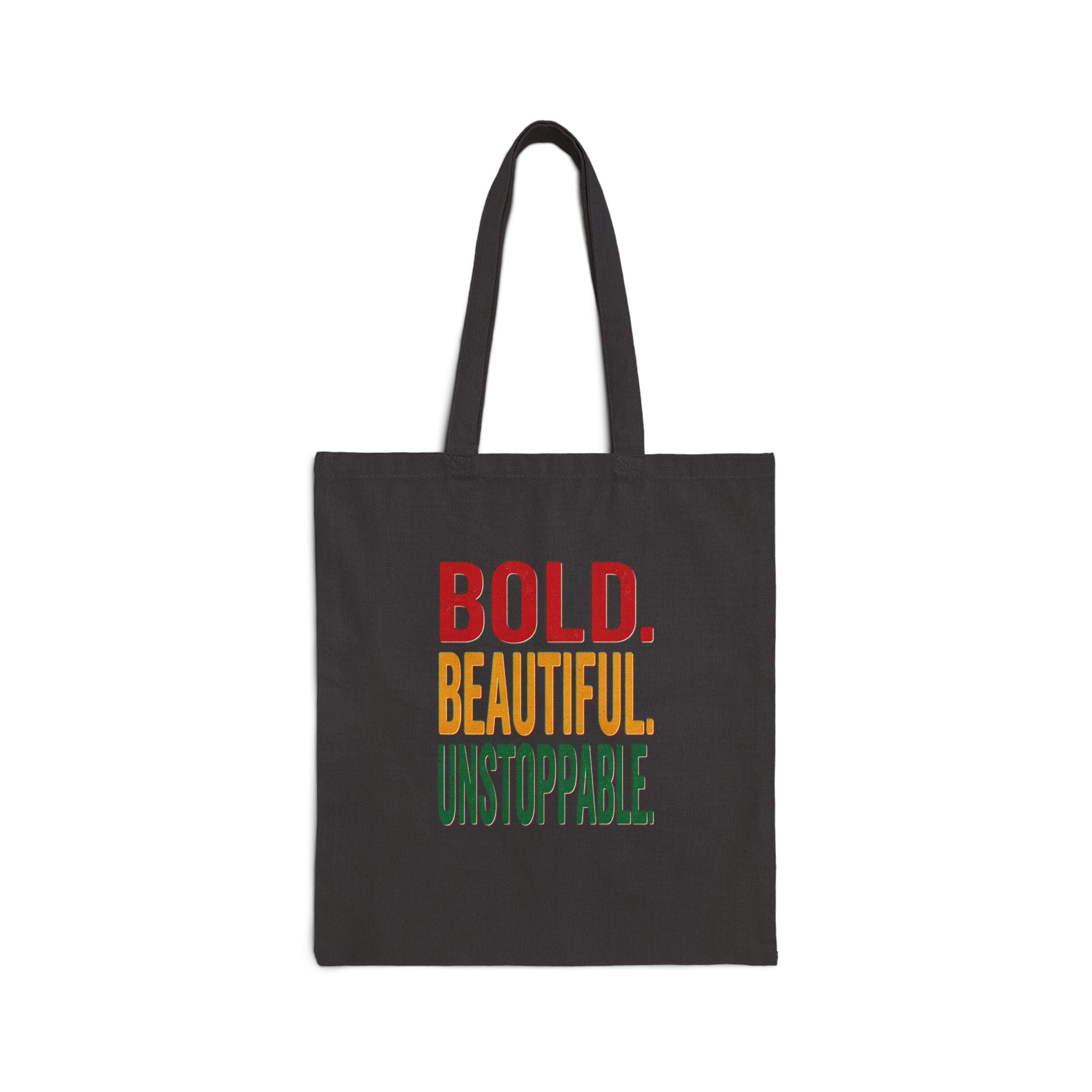Bold Beautiful Unstoppable Tote | Juneteenth Pan-African Colors