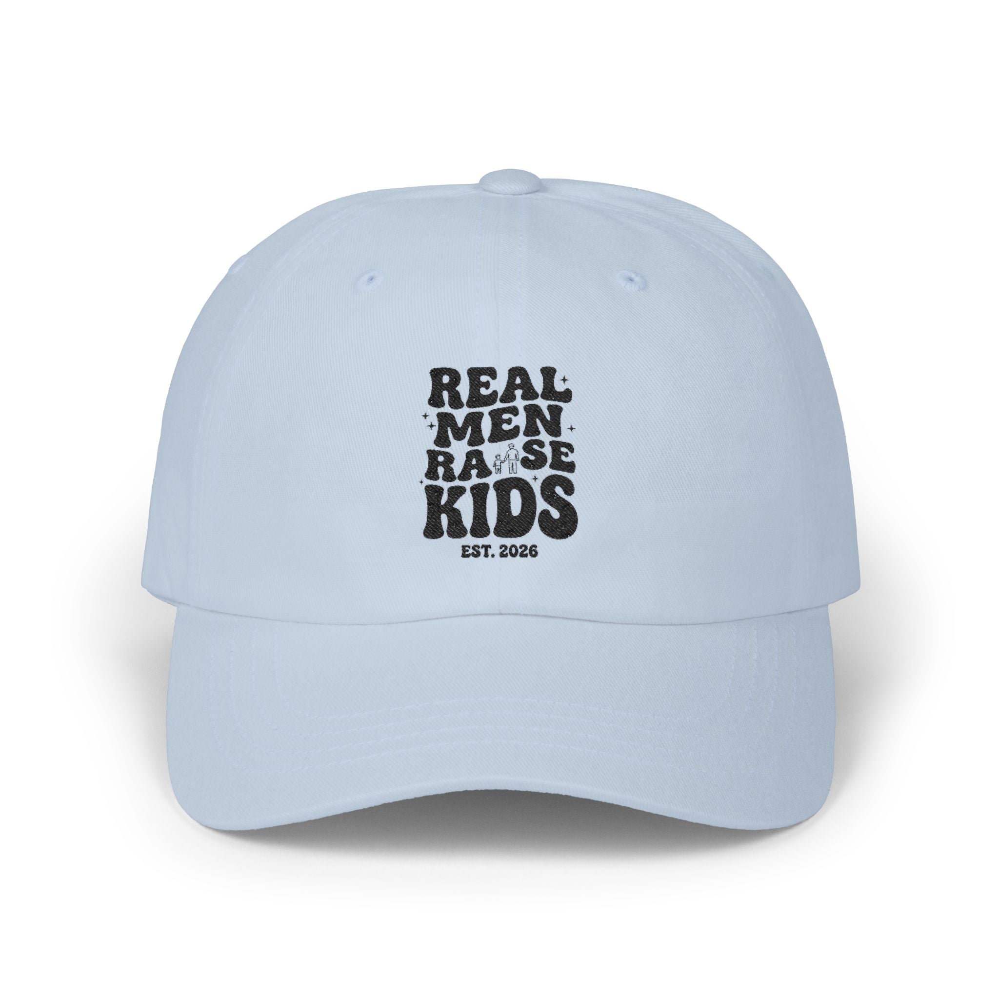 Dad Cap – “Real Men Raise Kids” Embroidered Baseball Hat