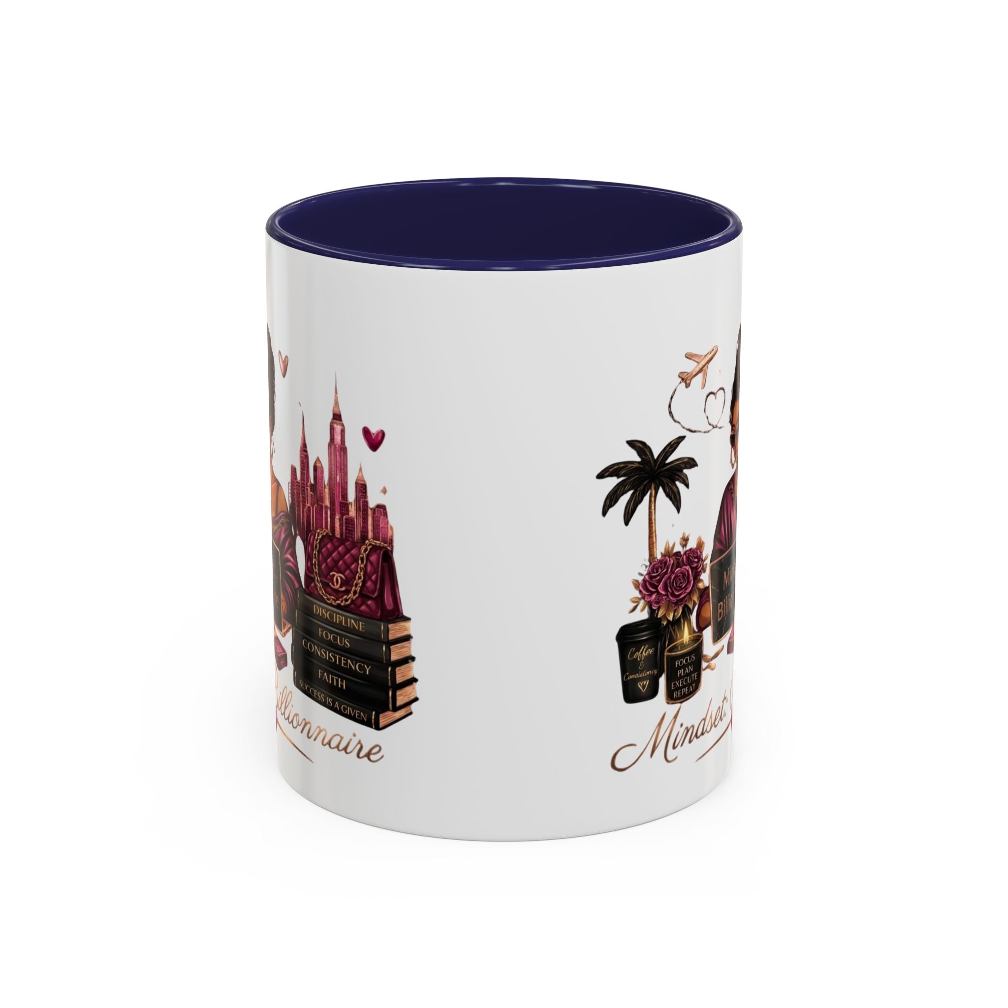 Mindset Billionaire Coffee Mug — Empowerment Coffee Cup for Ambitious Women