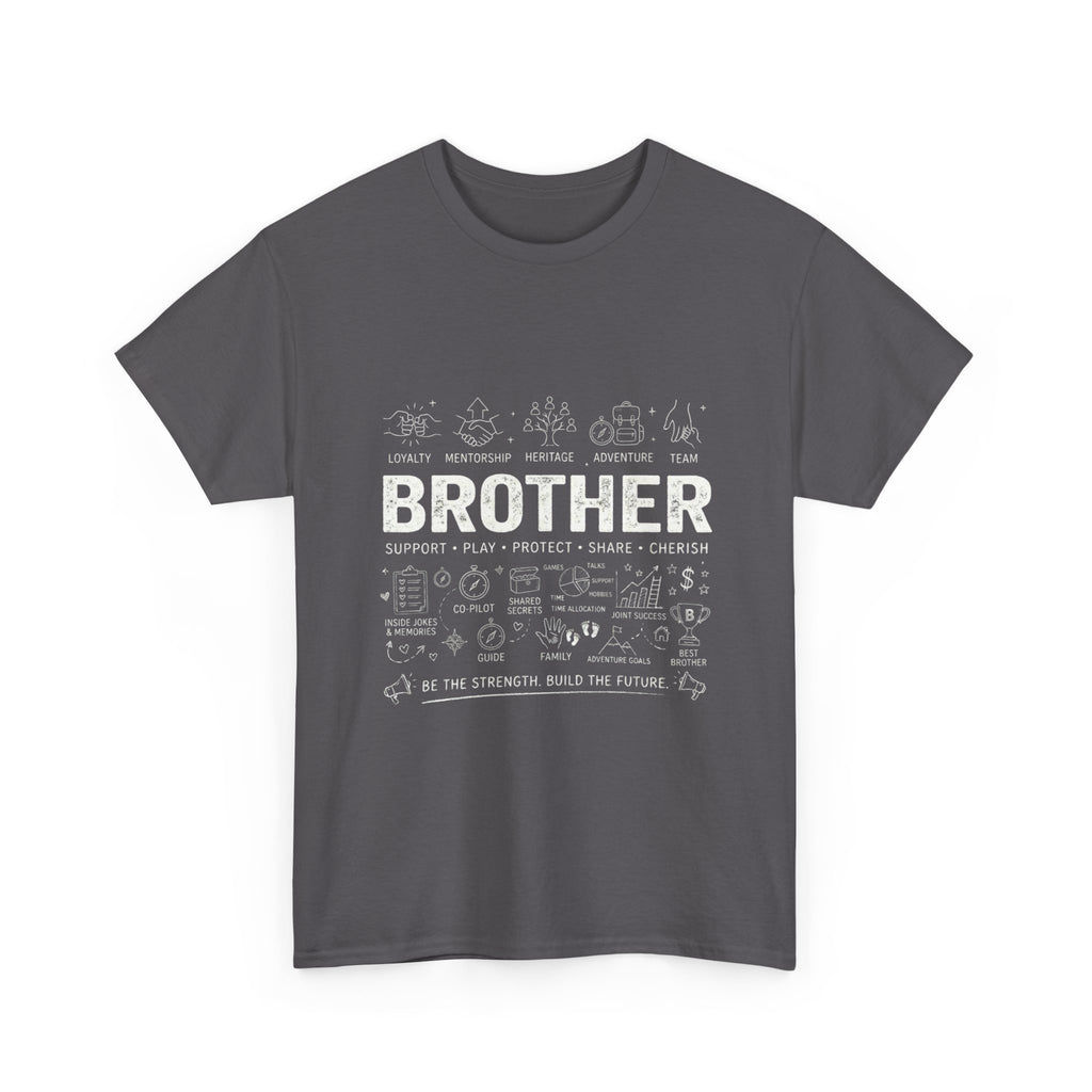 Brother Doodle T-Shirt — Cute Hand-Drawn Sibling Gift for Birthdays & Weddings