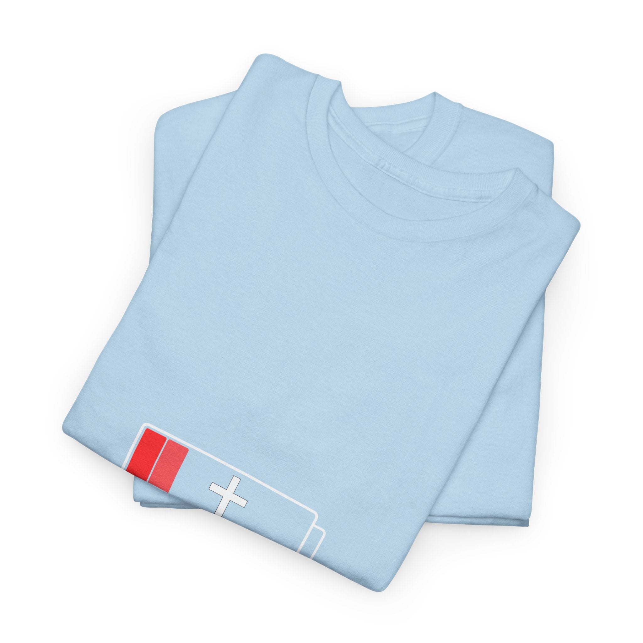 Need Jesus Low Battery Christian T-Shirt