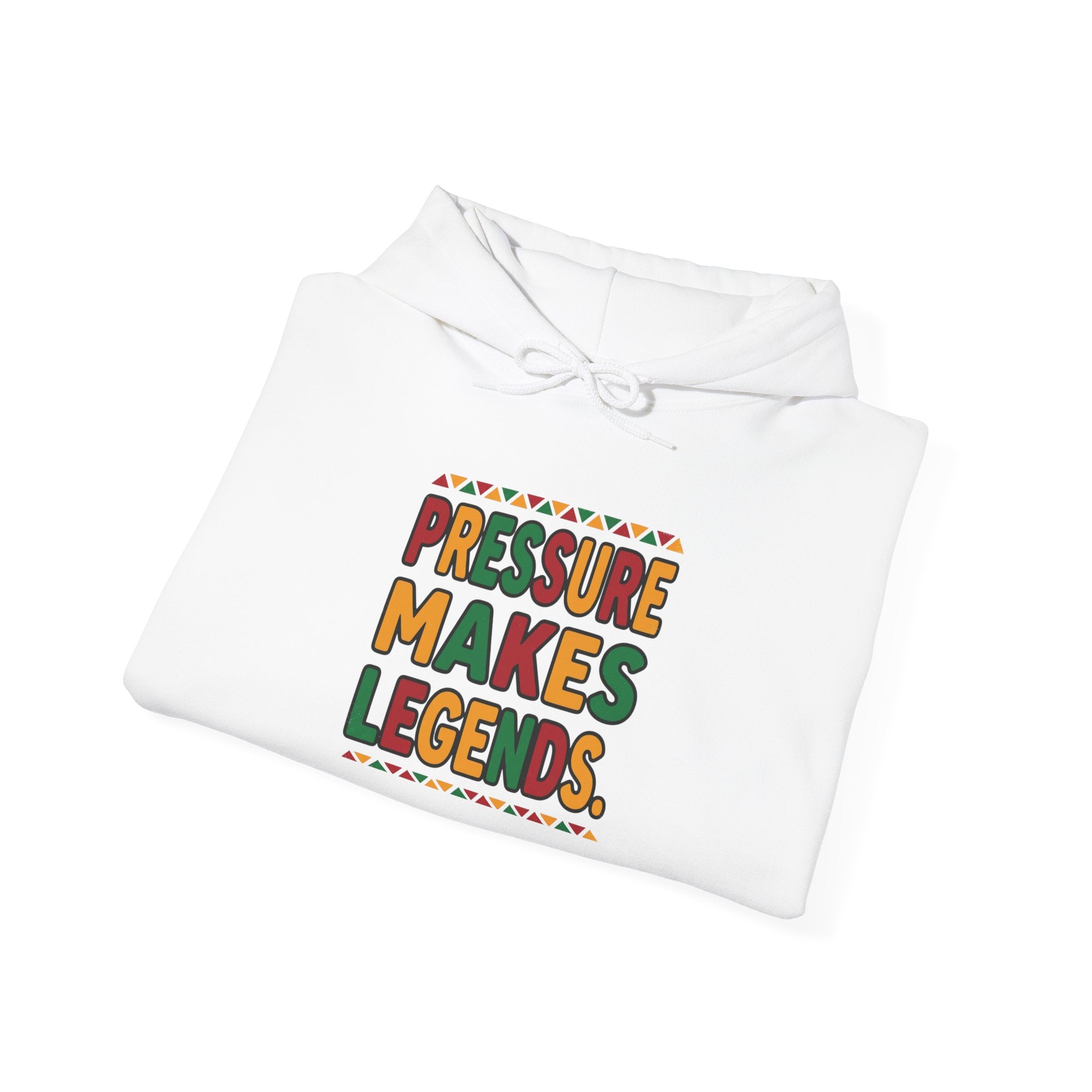 Pressure Makes Legends Hoodie | Juneteenth Pan-African Freedom Apparel