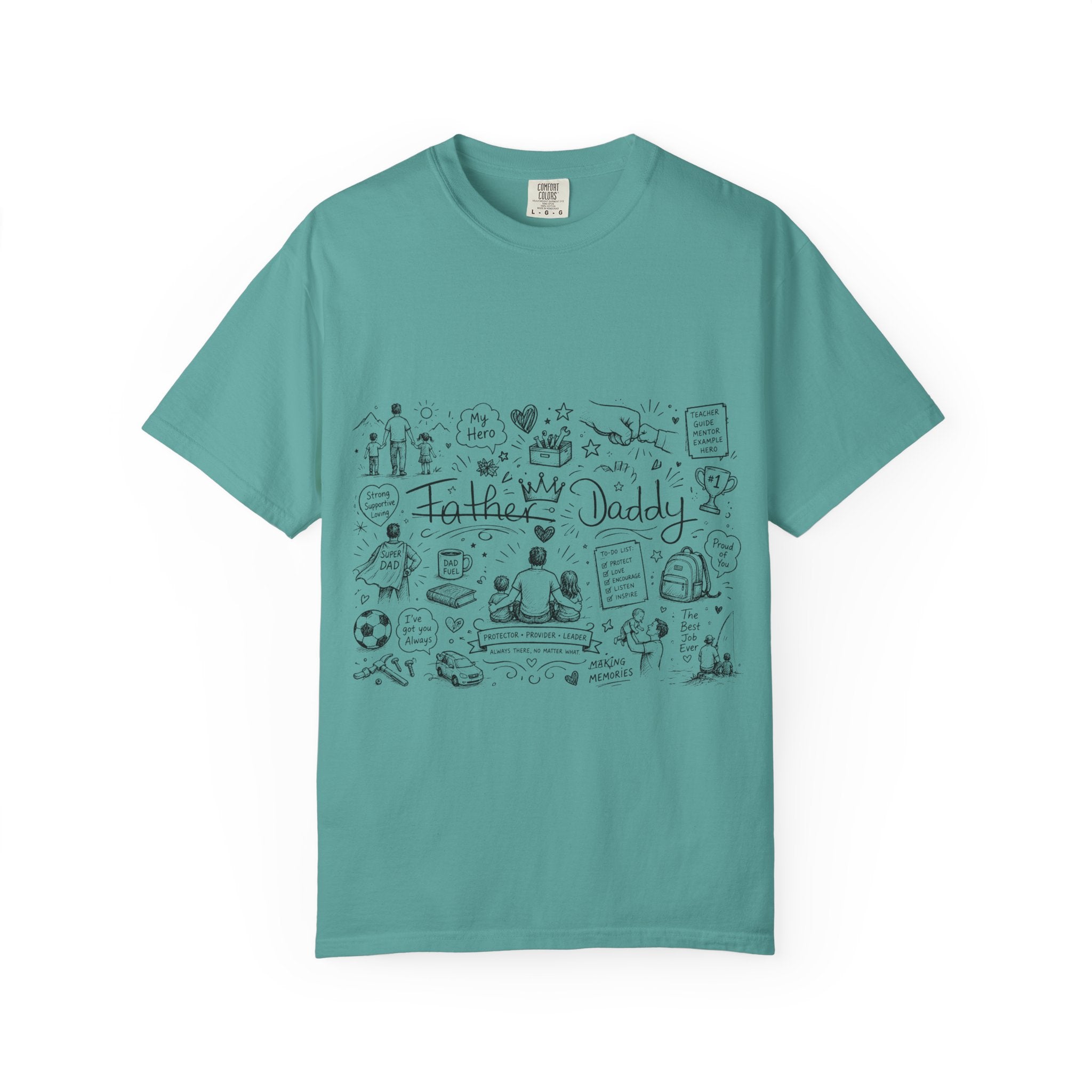 Father/Daddy Doodle T-Shirt — Fathers Day Gift Tee