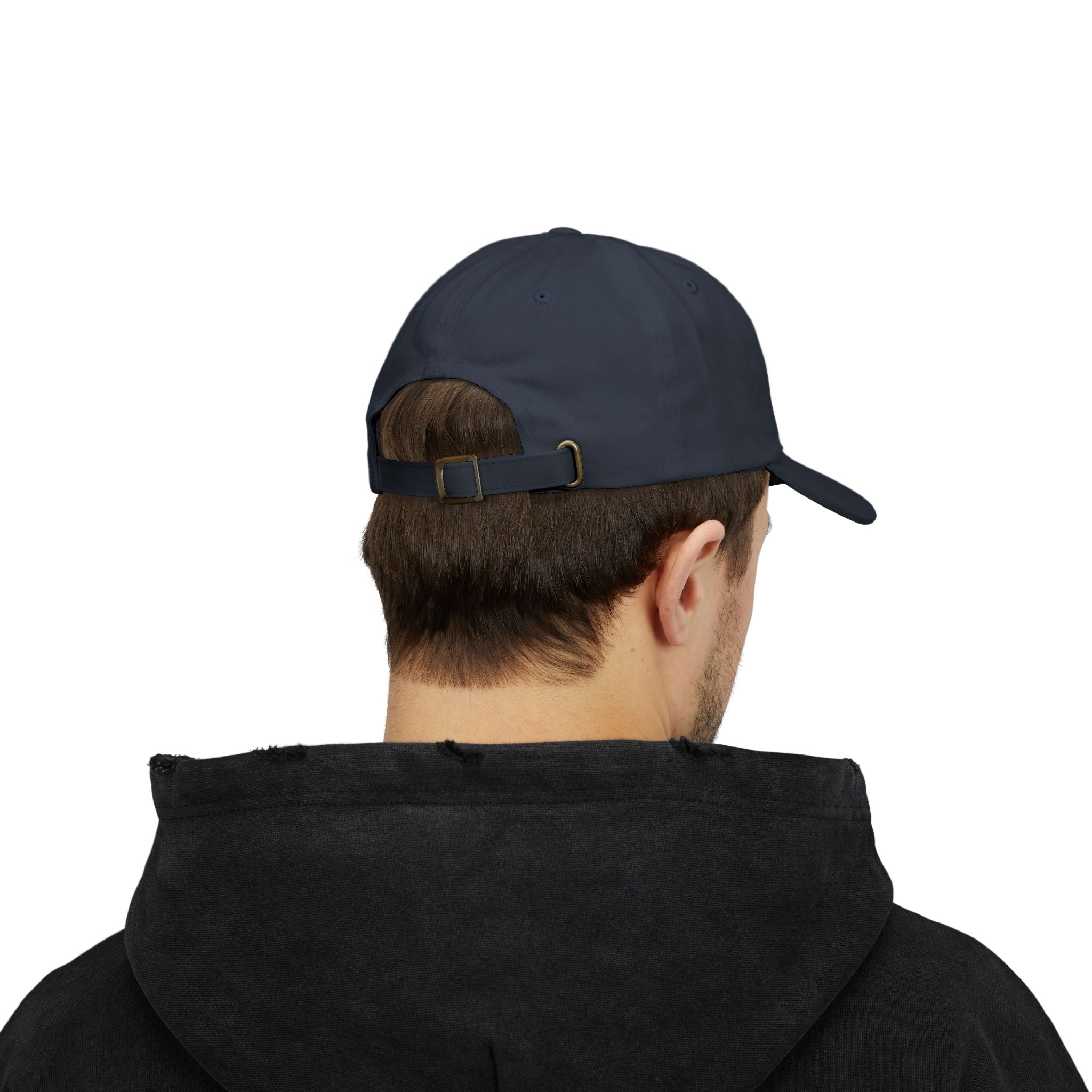 Dad Cap — "Stand Tall Through Storms" Embroidered Motivational Hat