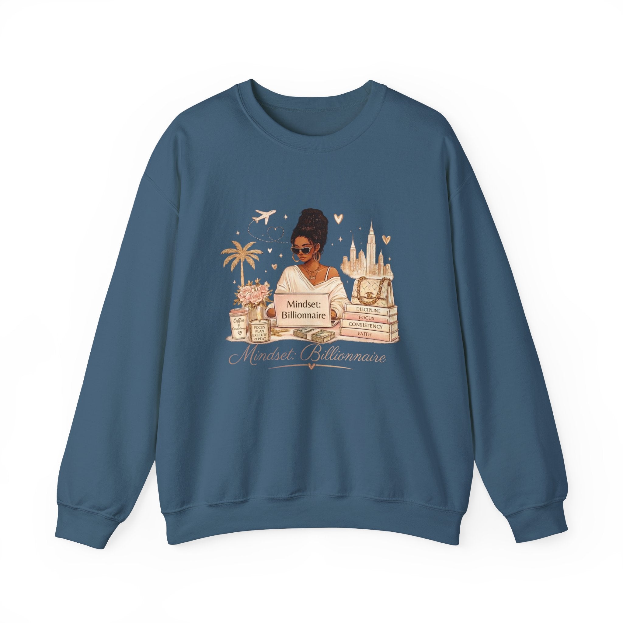 Mindset: Billionaire Sweatshirt — Luxe Travel & Ambition Crewneck