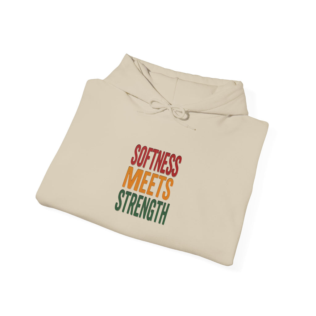 Softness Meets Strength Hoodie | Juneteenth Pan-African 1865 Freedom Pride