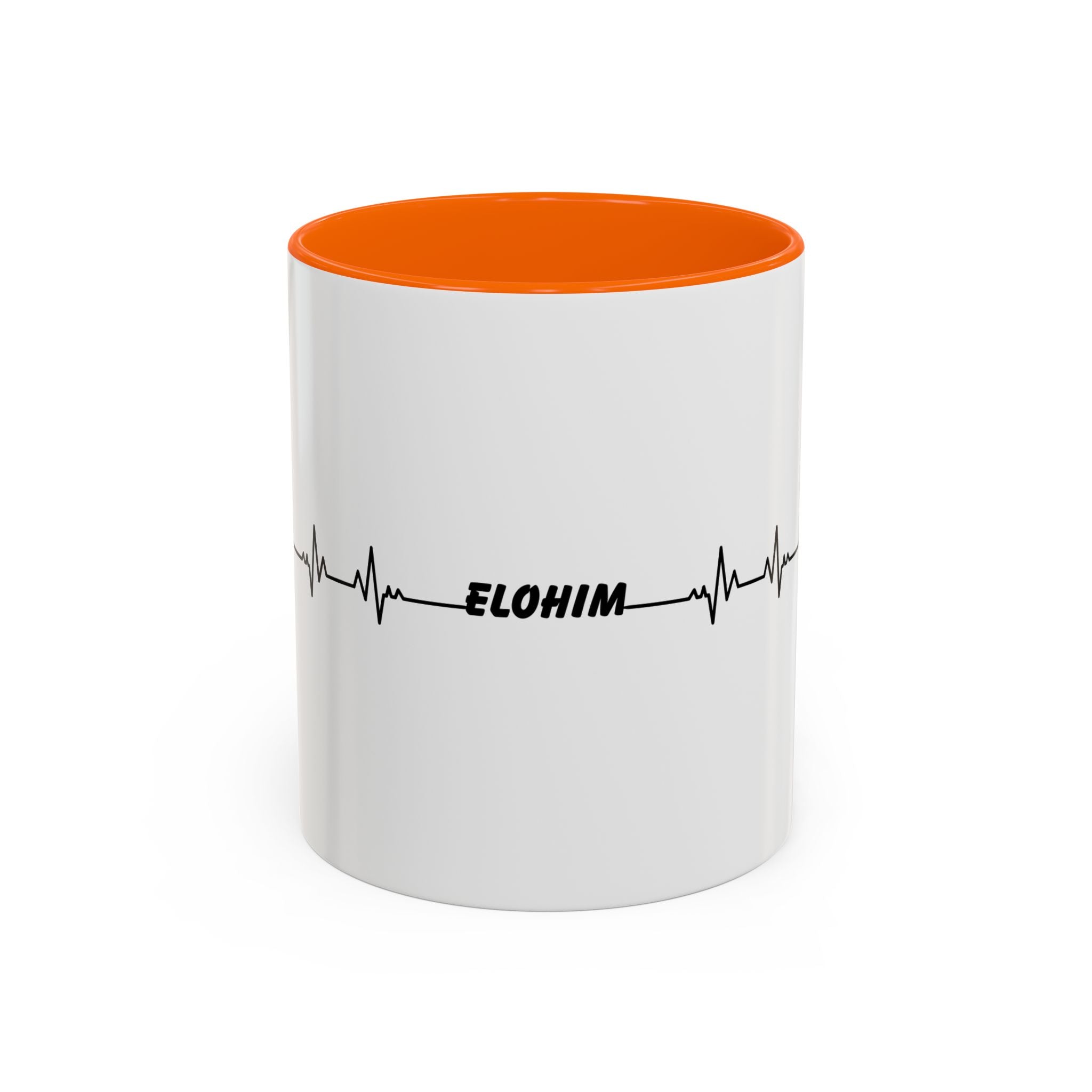 Elohim Heartbeat Accent Coffee Mug — 11/15oz