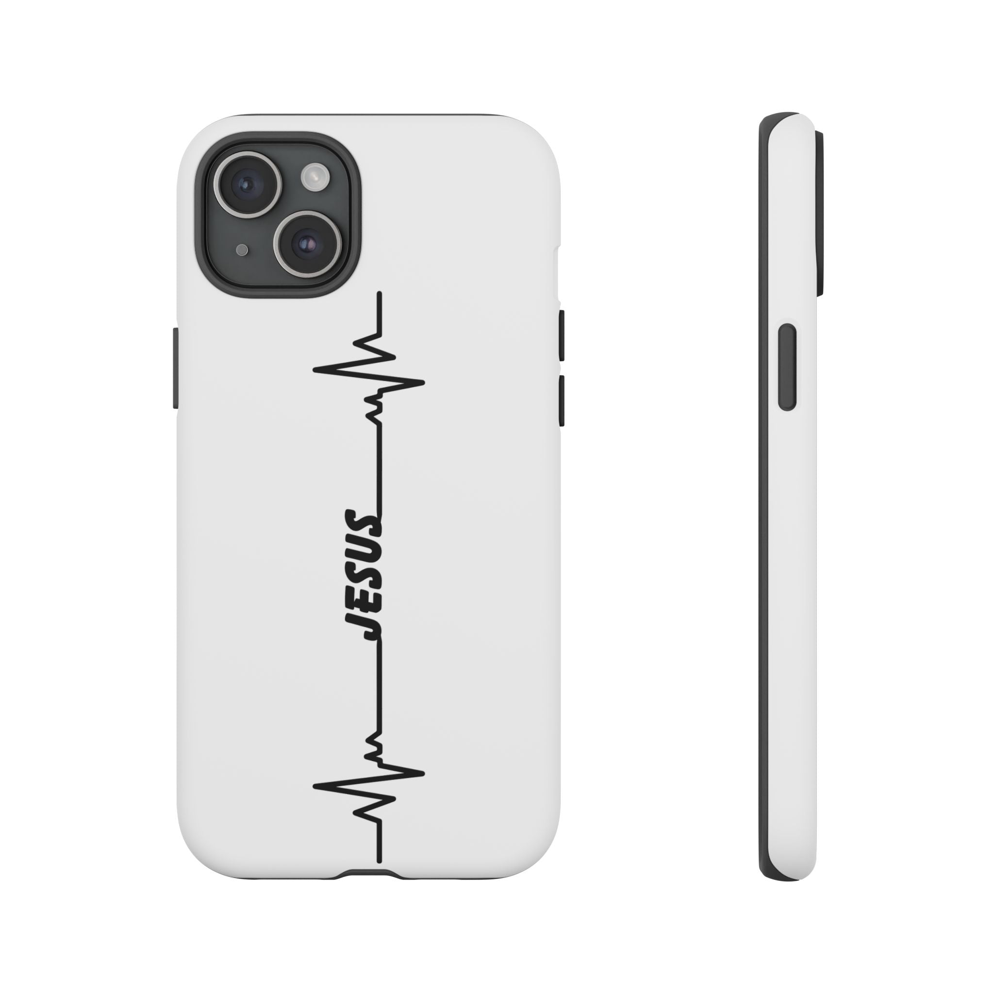 Jesus Heartbeat Phone Case — Christian Faith Protective Phone Cover