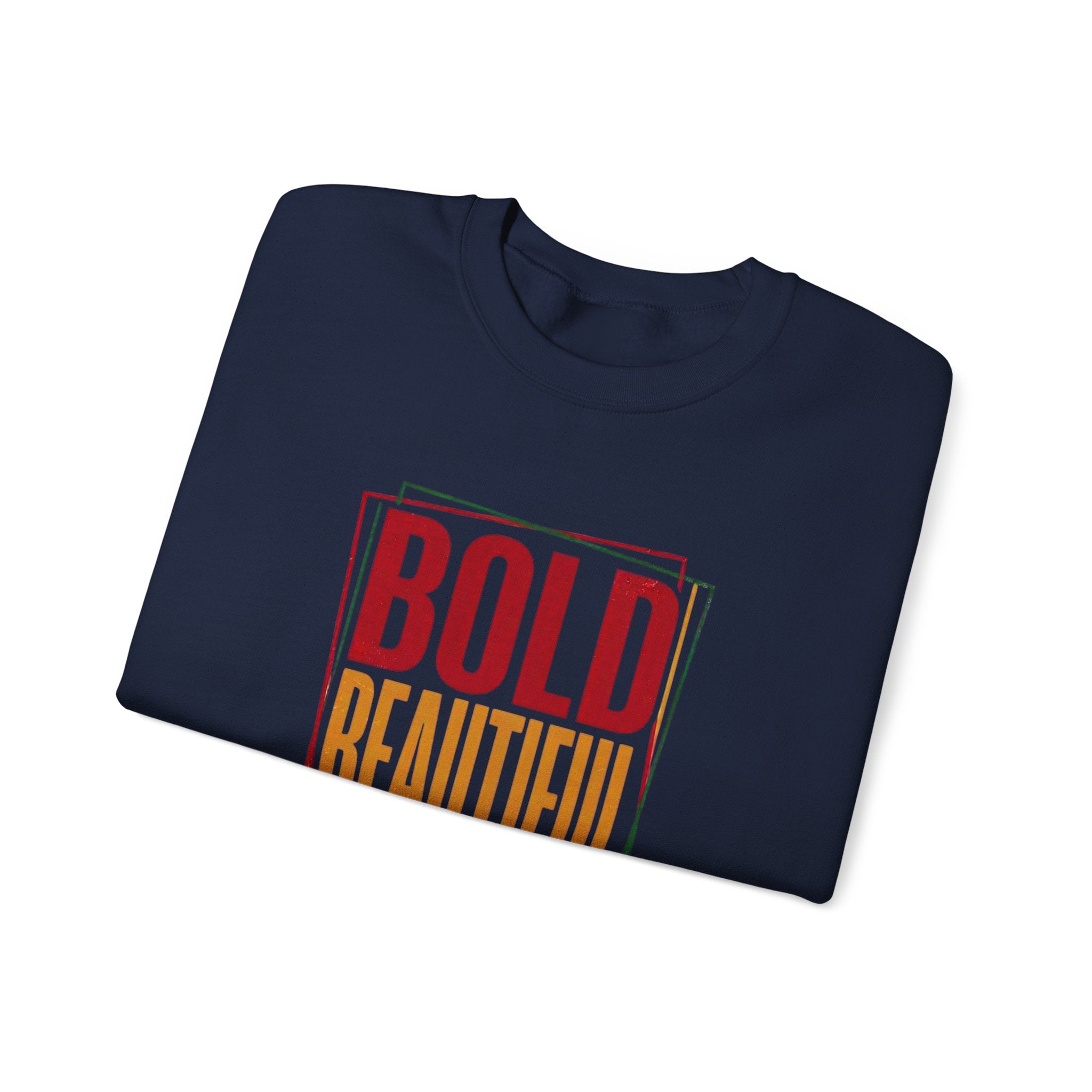 Bold Beautiful Unstoppable Crewneck Sweatshirt | Juneteenth Pan-African 1865 Freedom