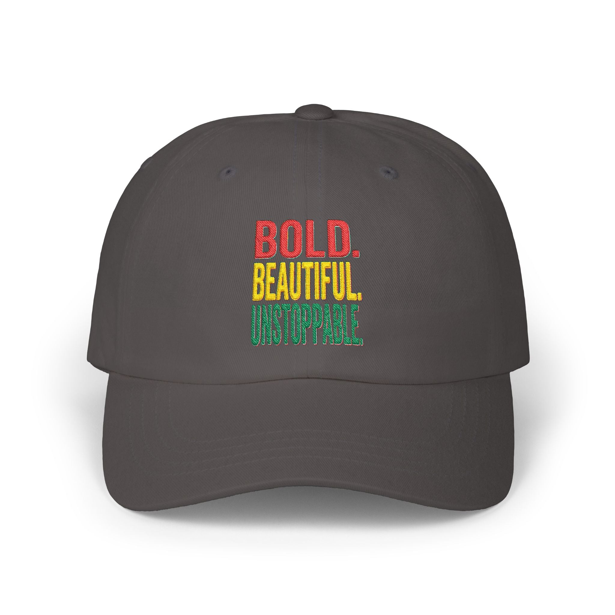 Bold Beautiful Unstoppable Dad Cap – Inspirational Embroidered Baseball Hat