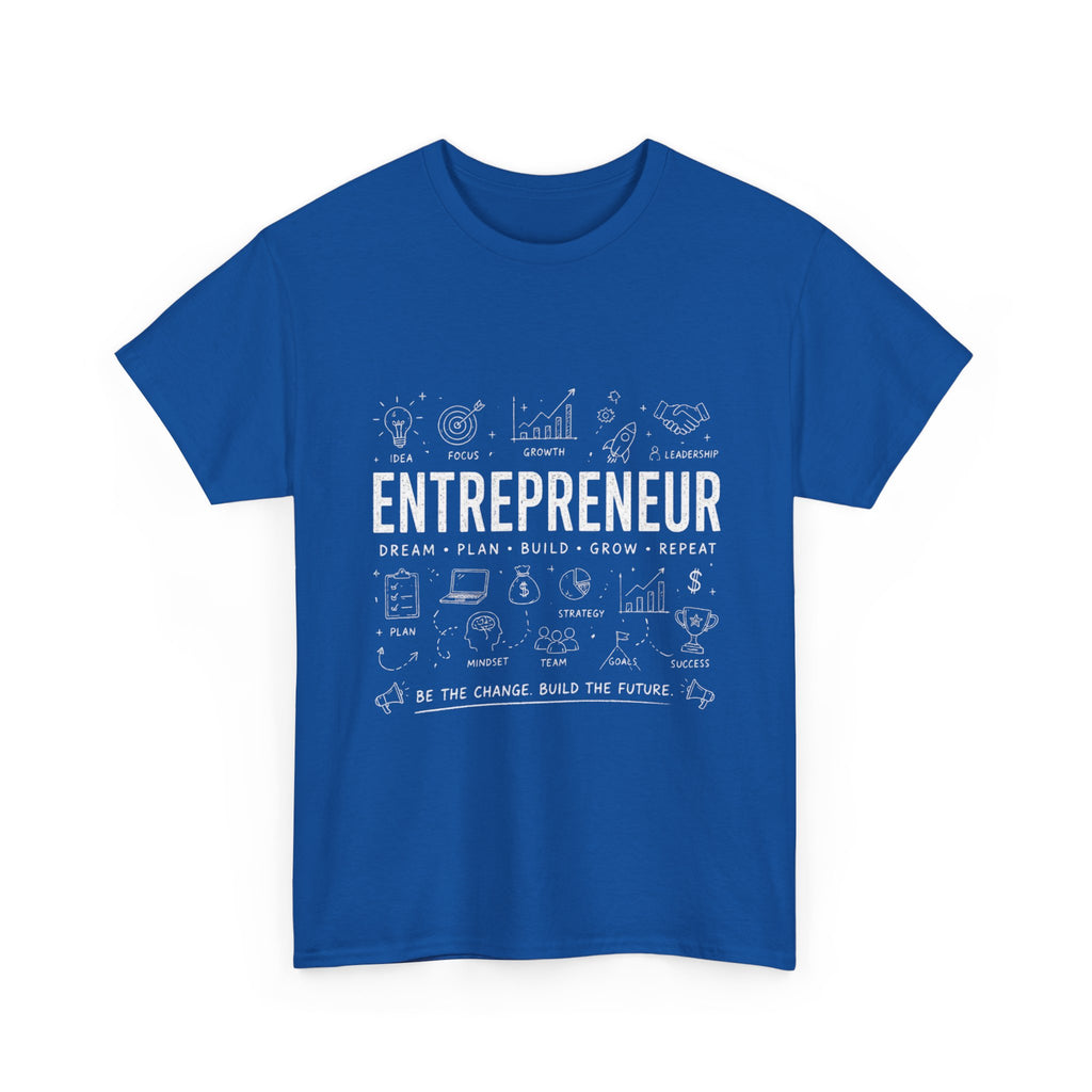 Entrepreneur Doodle T-Shirt — Hustle, Motivation & Hard Work Tee