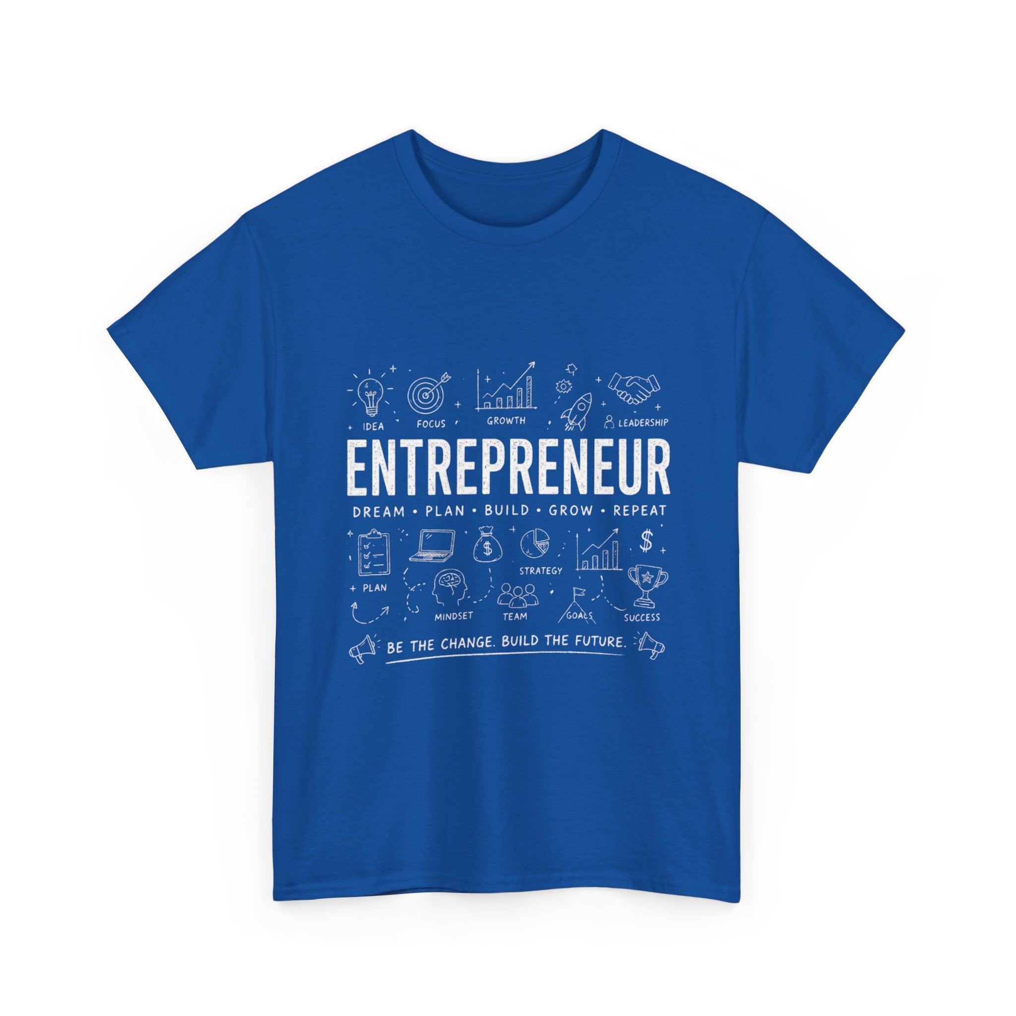 Entrepreneur Doodle T-Shirt — Hustle, Motivation & Hard Work Tee