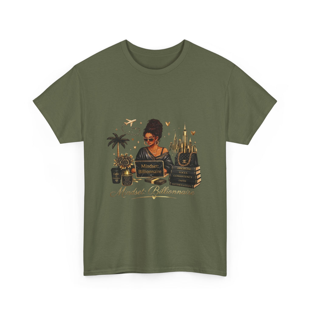 Millionnaire Mindset T-Shirt — Hustler Entrepreneur Motivational Tee
