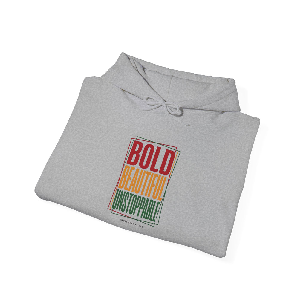 Bold Beautiful Unstoppable Hoodie | Juneteenth Pan-African 1865 Freedom