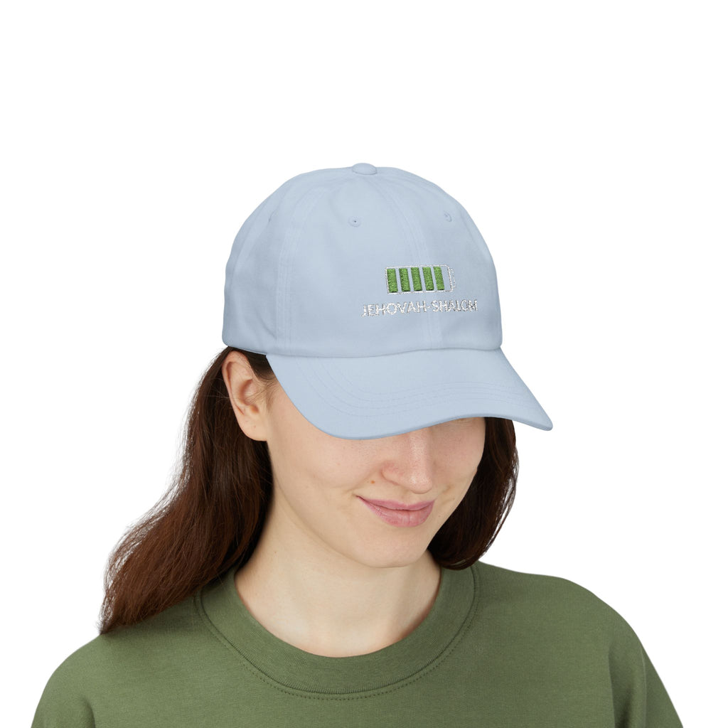 Jehovah Shalom Battery Icon Dad Cap