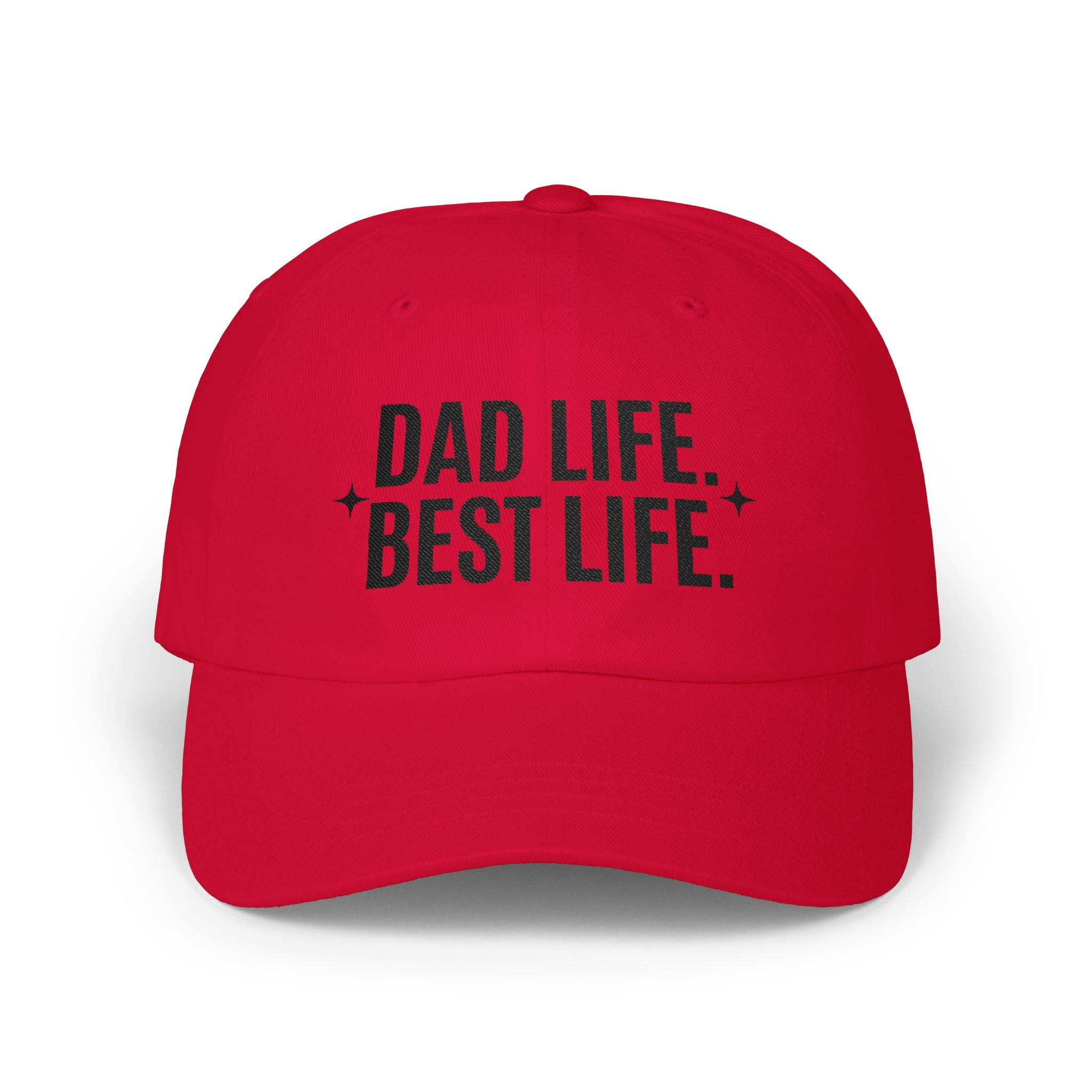 Dad Life, Best Life Dad Cap — Embroidered Baseball Hat for Fathers, Father’s Day Gift
