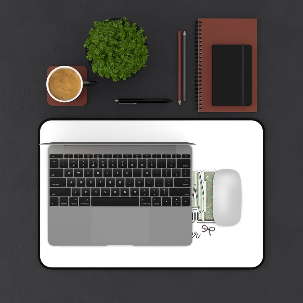 Adonai Desk Mat – “Jehovah Adonai, Lord and Master” Inspirational Office Mouse Pad