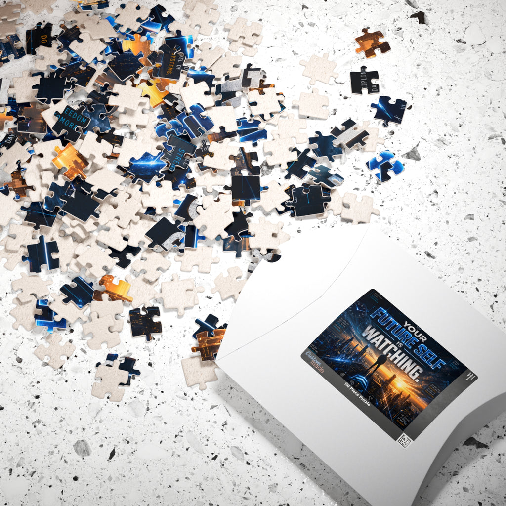 Motivational 'Your Future Self Is Watching' Jigsaw Puzzle — 520/1014-Piece