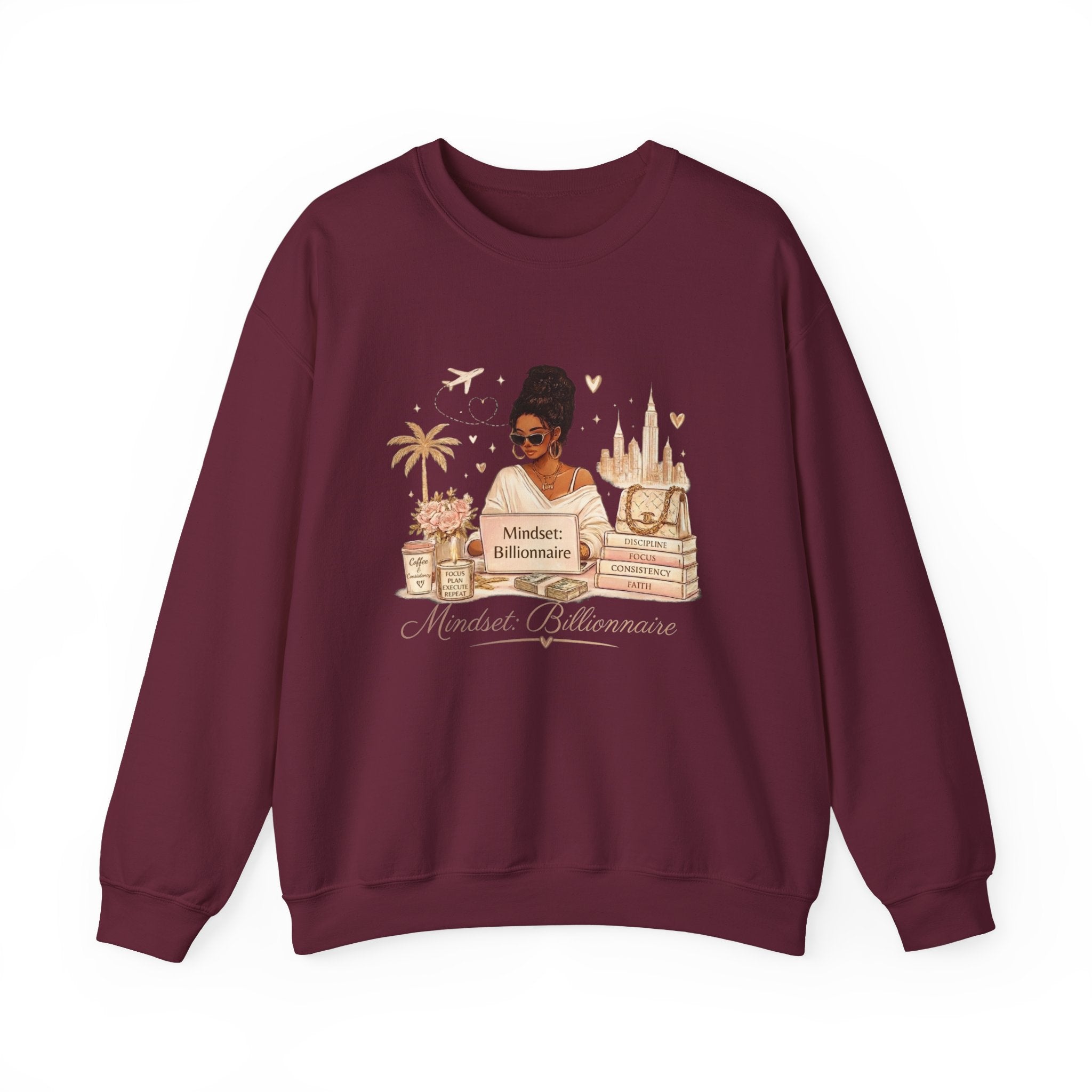Mindset: Billionaire Sweatshirt — Luxe Travel & Ambition Crewneck