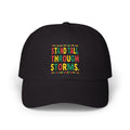 Dad Cap — "Stand Tall Through Storms" Embroidered Motivational Hat