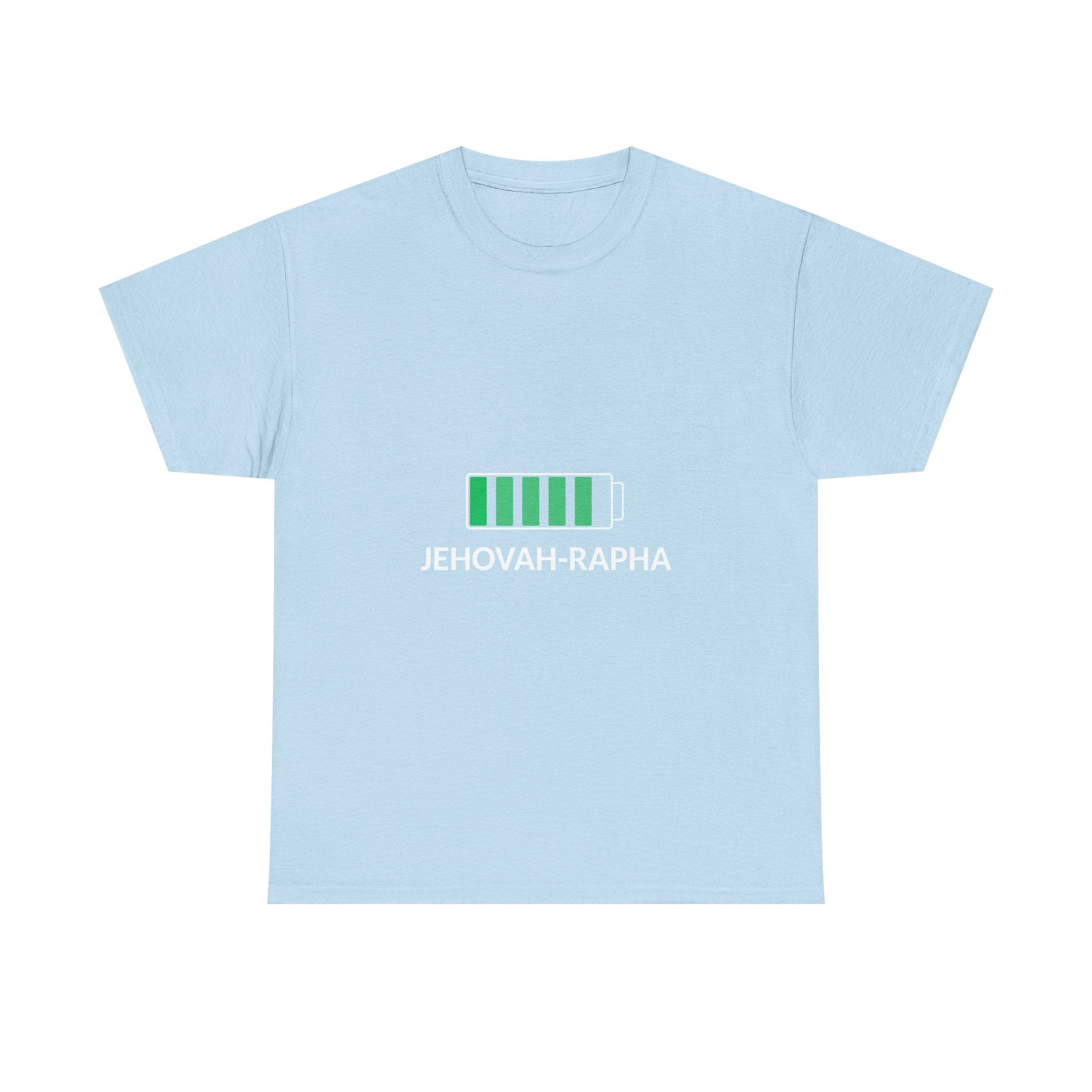 Battery Charge 'Jehovah-Rapha' T-Shirt — Christian Faith Tee