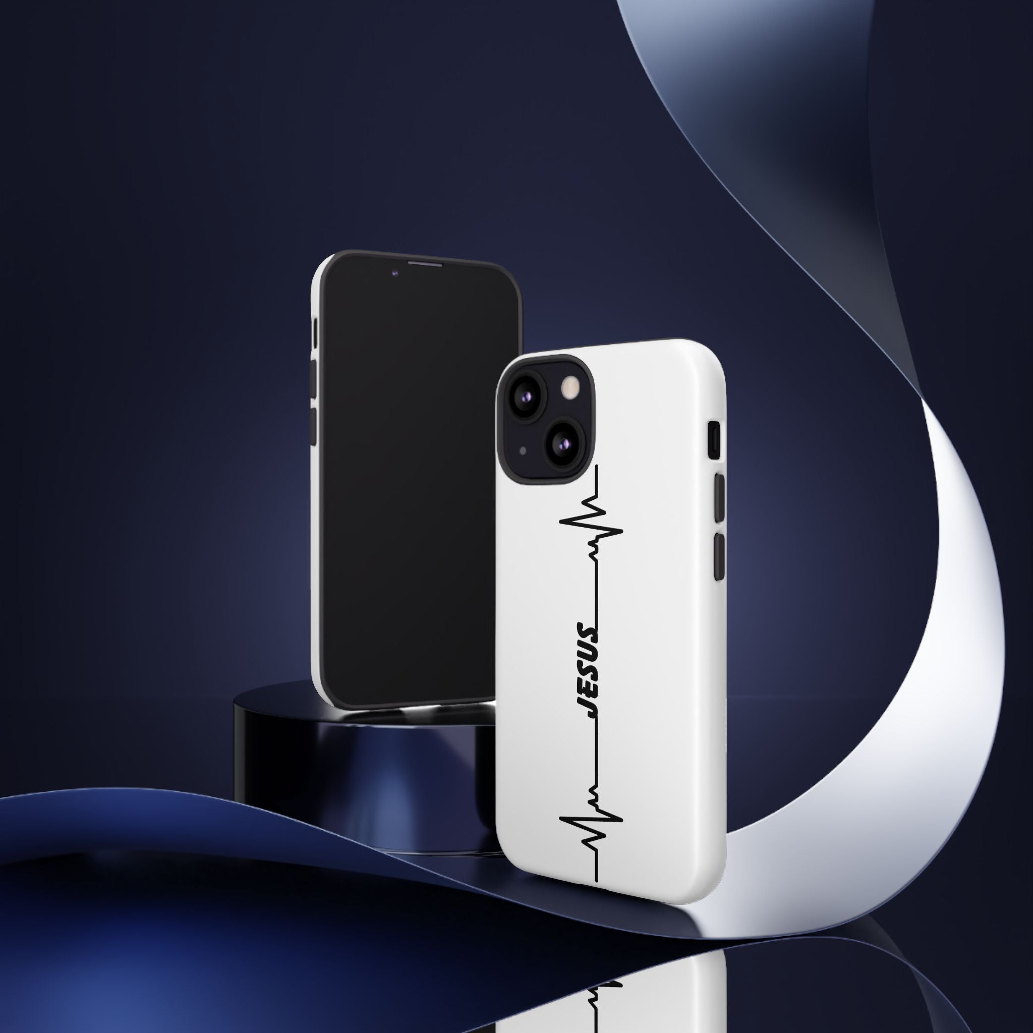 Jesus Heartbeat Phone Case — Christian Faith Protective Phone Cover