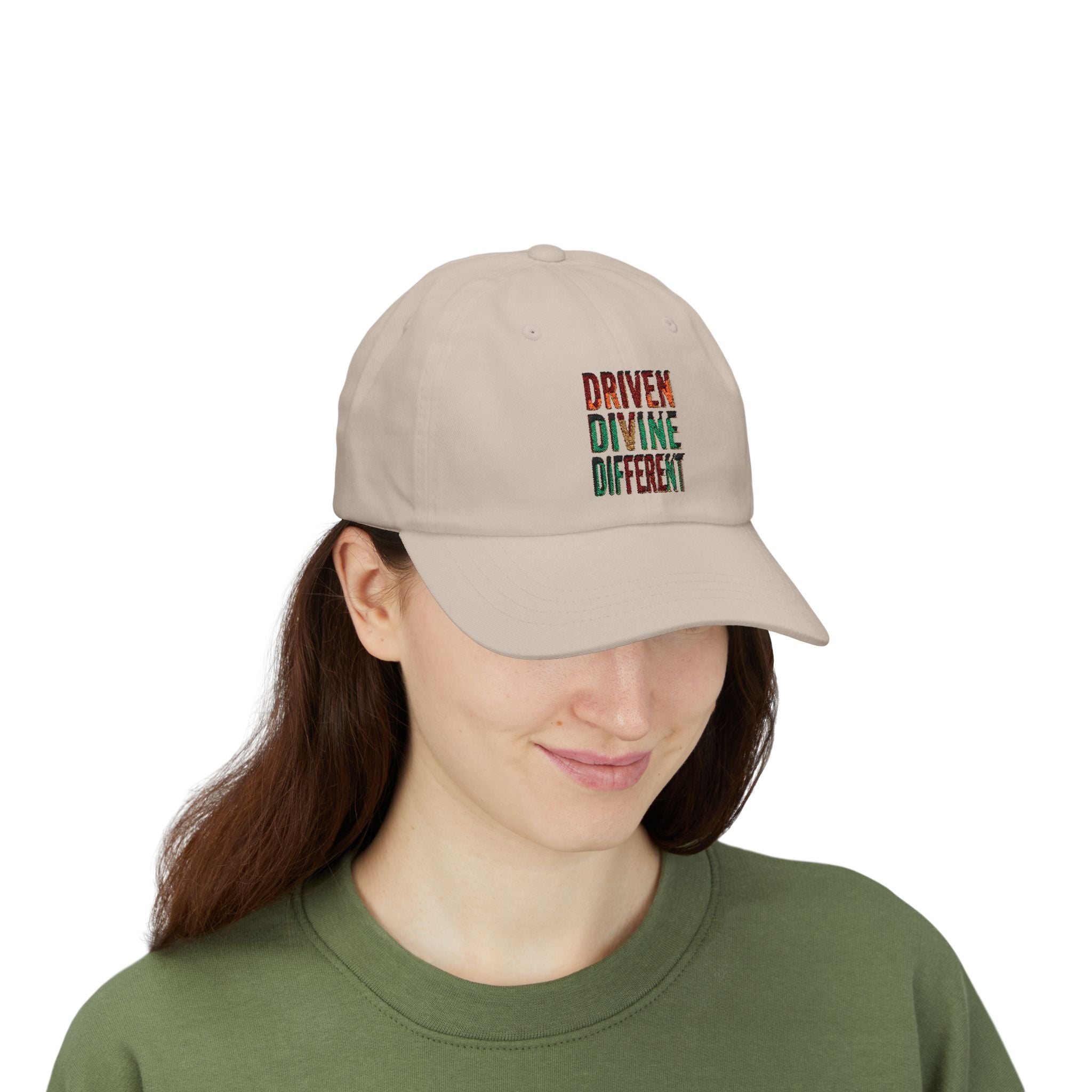 Driven Divine Different Motivation Cap — Classic Dad Hat