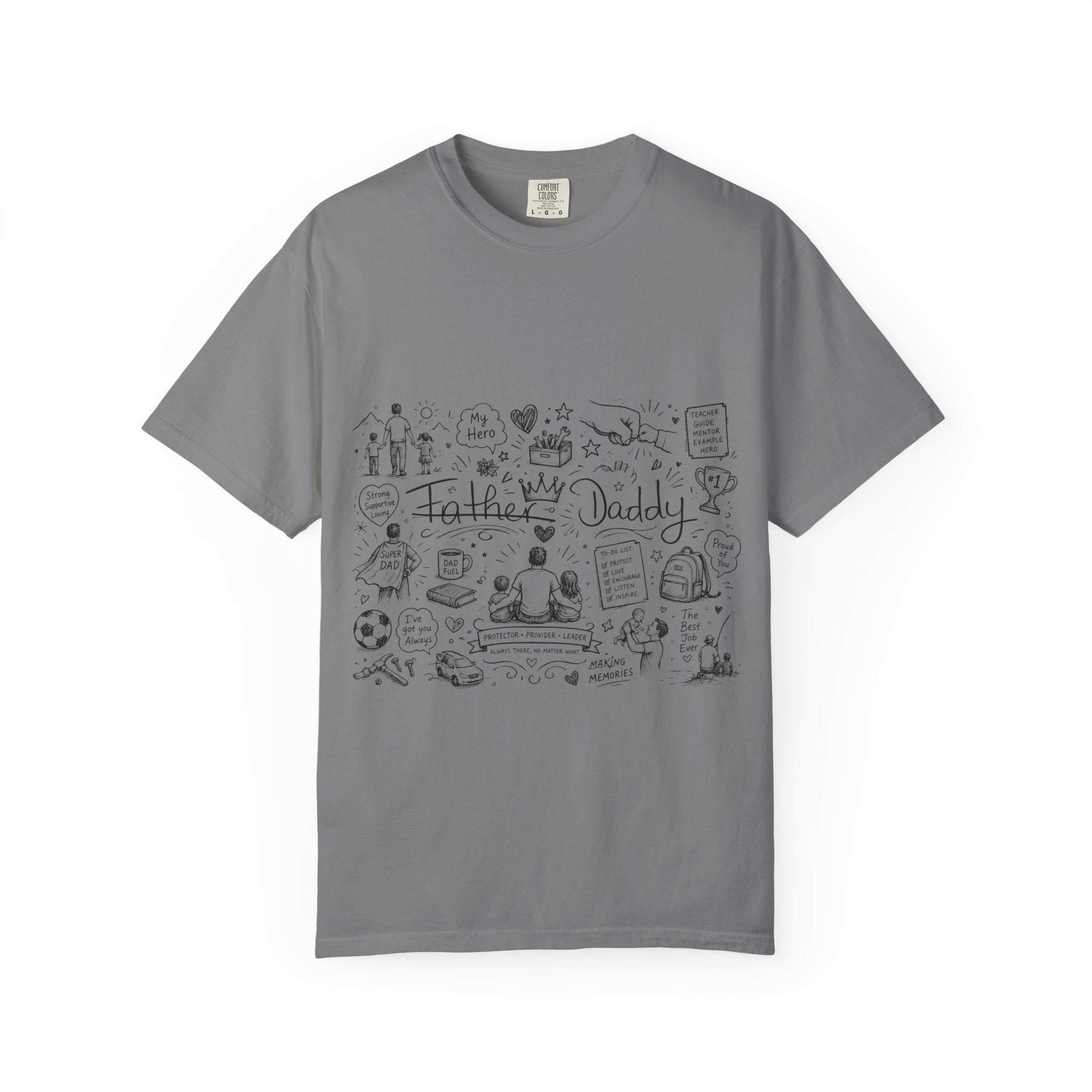 Father/Daddy Doodle T-Shirt — Fathers Day Gift Tee