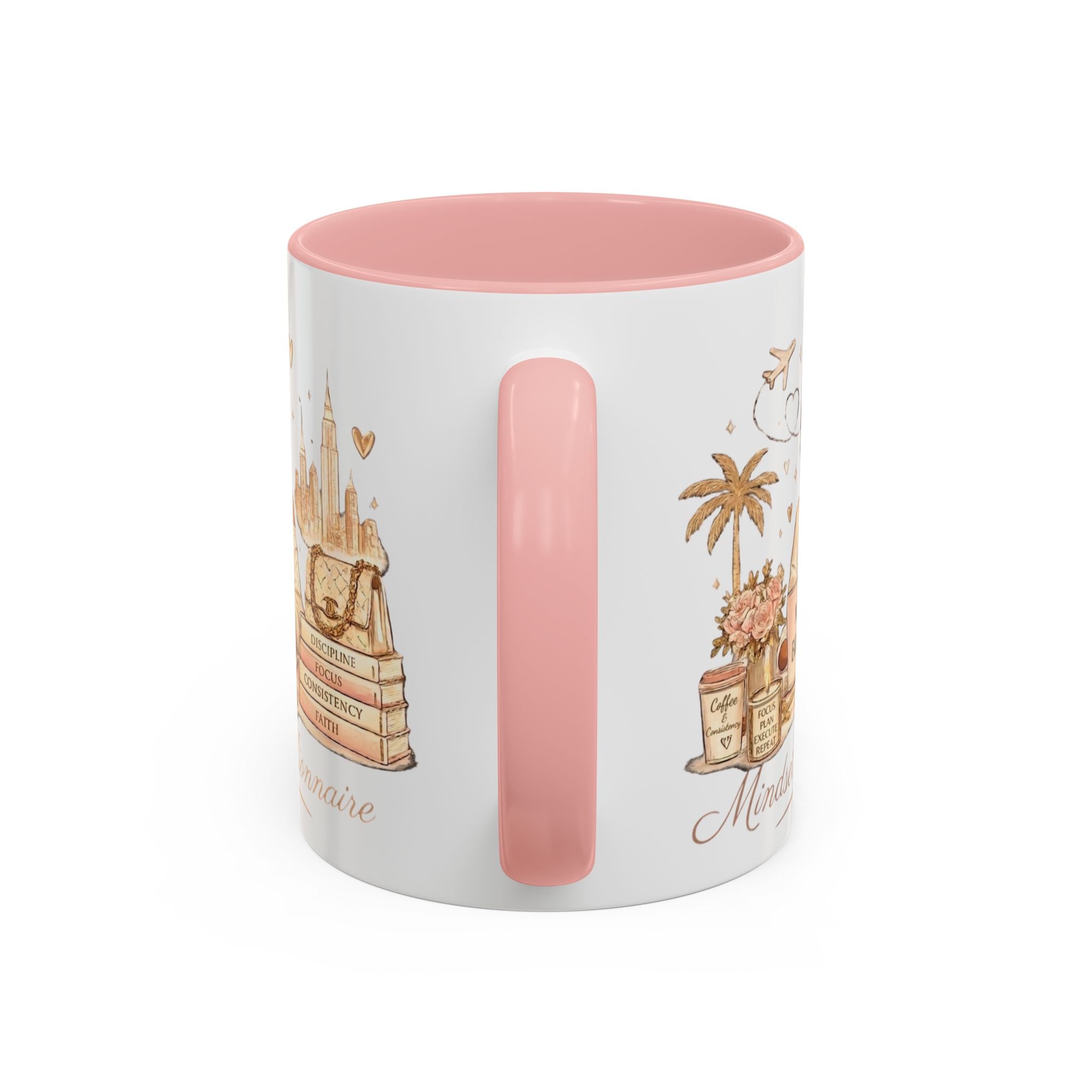 Mindset: Billionaire Accent Coffee Mug — Inspirational Luxury Travel Design (11/15 oz)