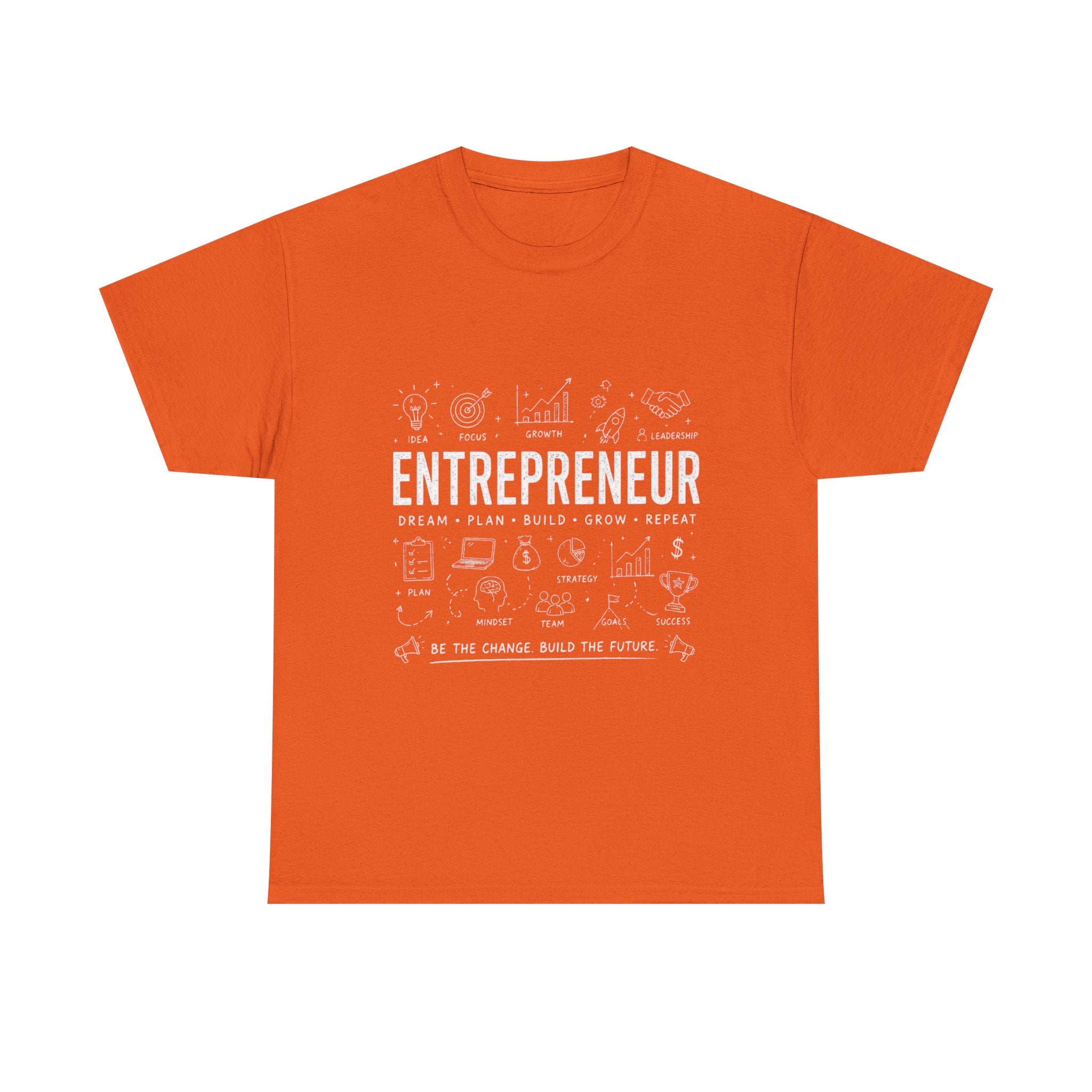 Entrepreneur Doodle T-Shirt — Hustle, Motivation & Hard Work Tee