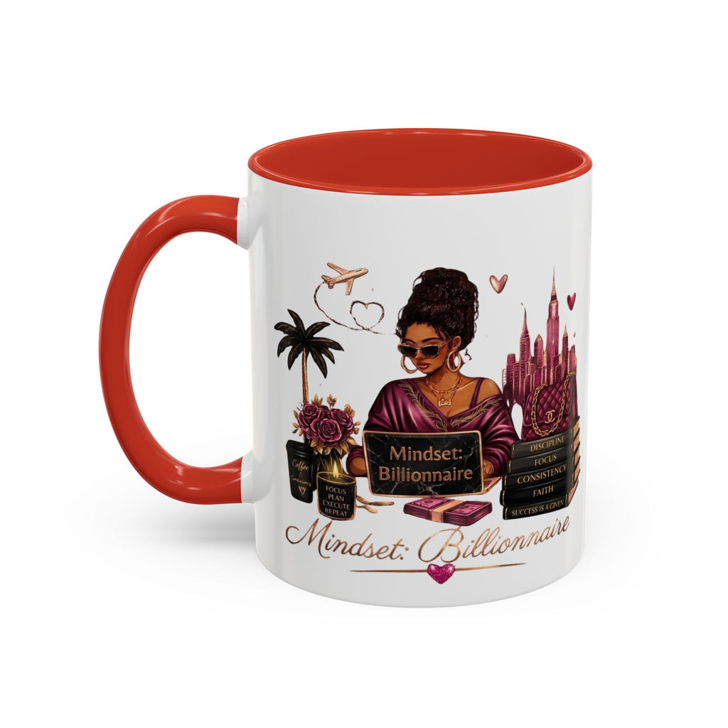 Mindset Billionaire Coffee Mug — Empowerment Coffee Cup for Ambitious Women