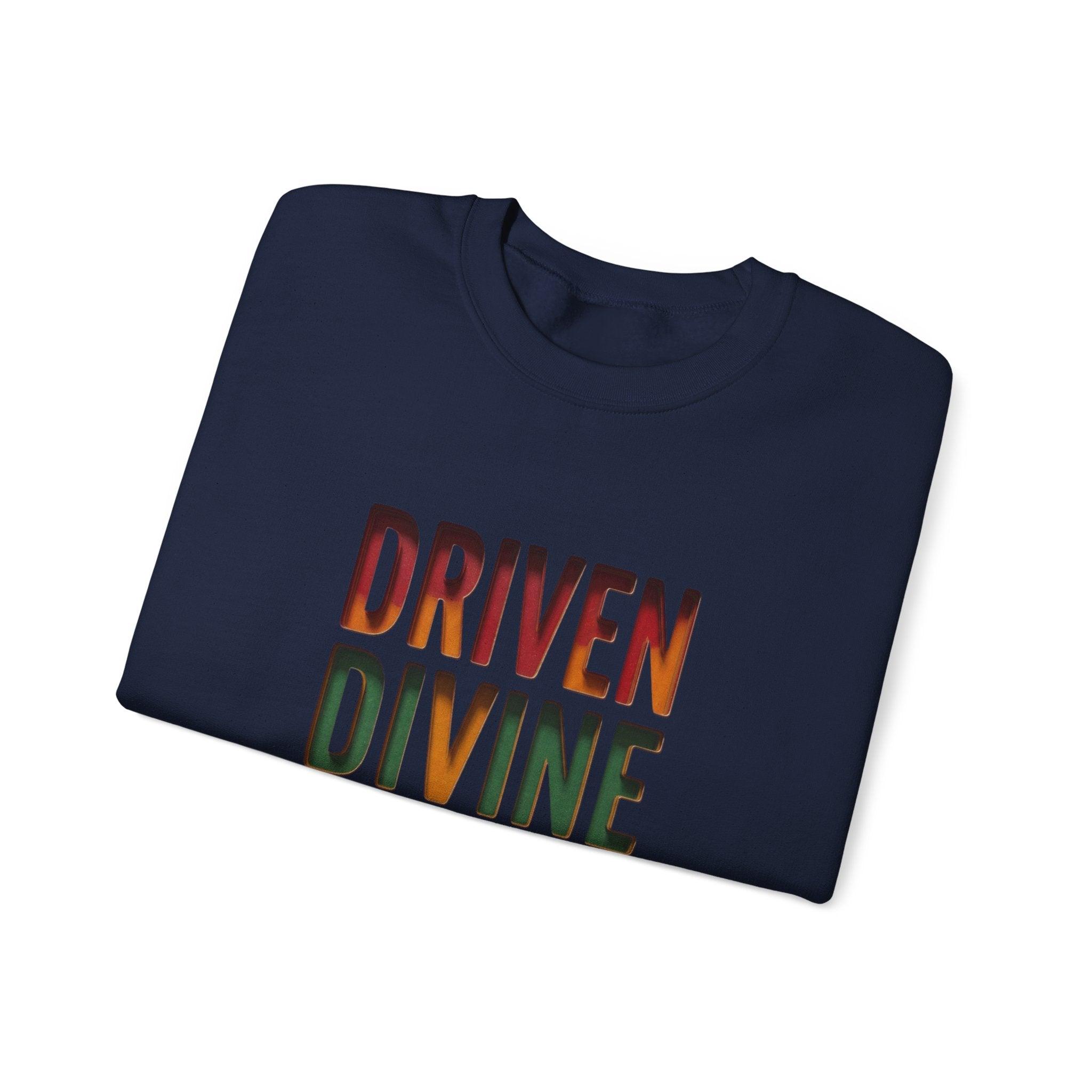 Driven Divine Different Sweatshirt | Juneteenth Pan-African Colors, Freedom Message