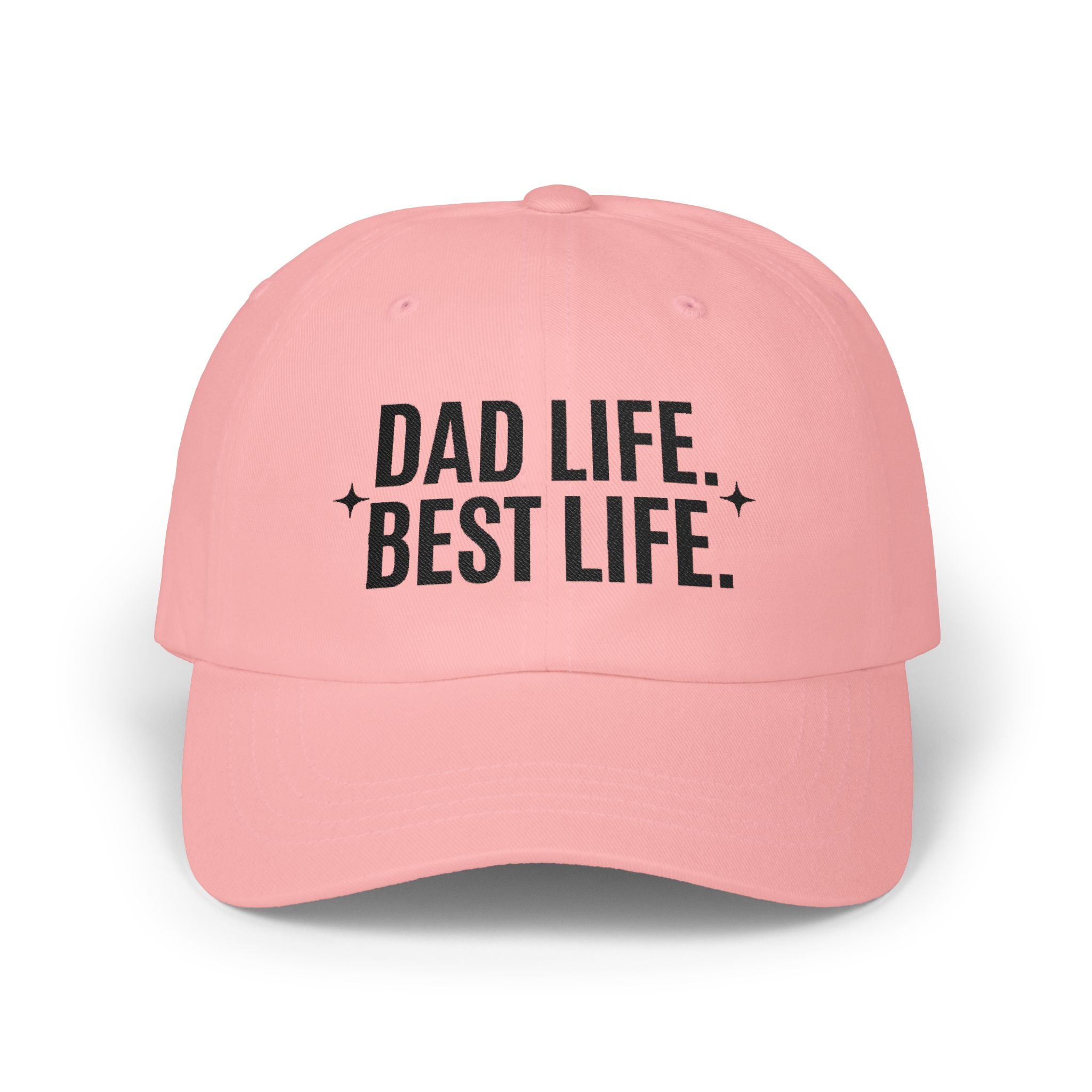 Dad Life, Best Life Dad Cap — Embroidered Baseball Hat for Fathers, Father’s Day Gift