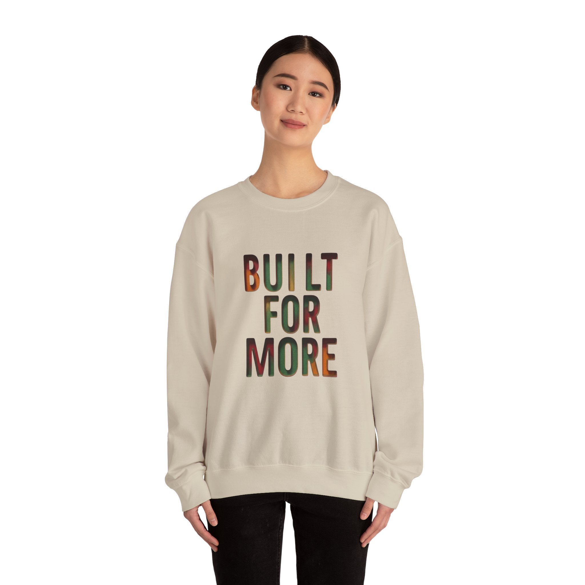 Built For More Sweatshirt | Juneteenth Pan-African Colors, Freedom Message