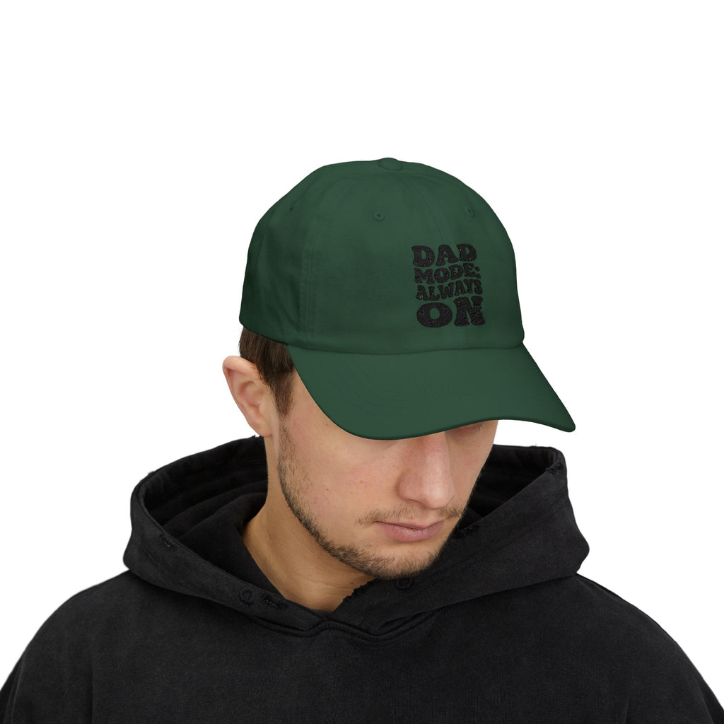 DAD MODE: ALWAYS ON Cap — Classic Dad Hat for Fathers & New Dads