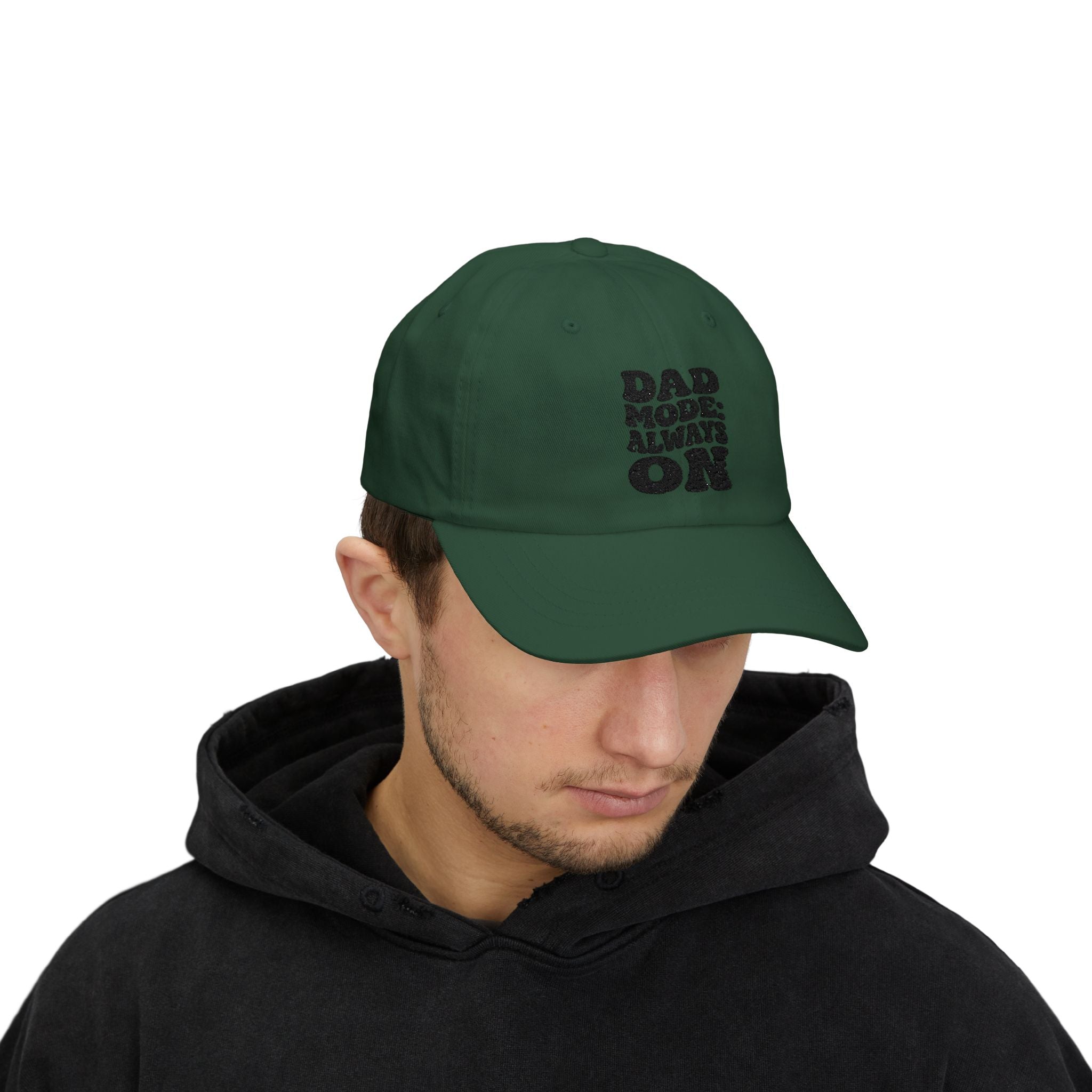 DAD MODE: ALWAYS ON Cap — Classic Dad Hat for Fathers & New Dads