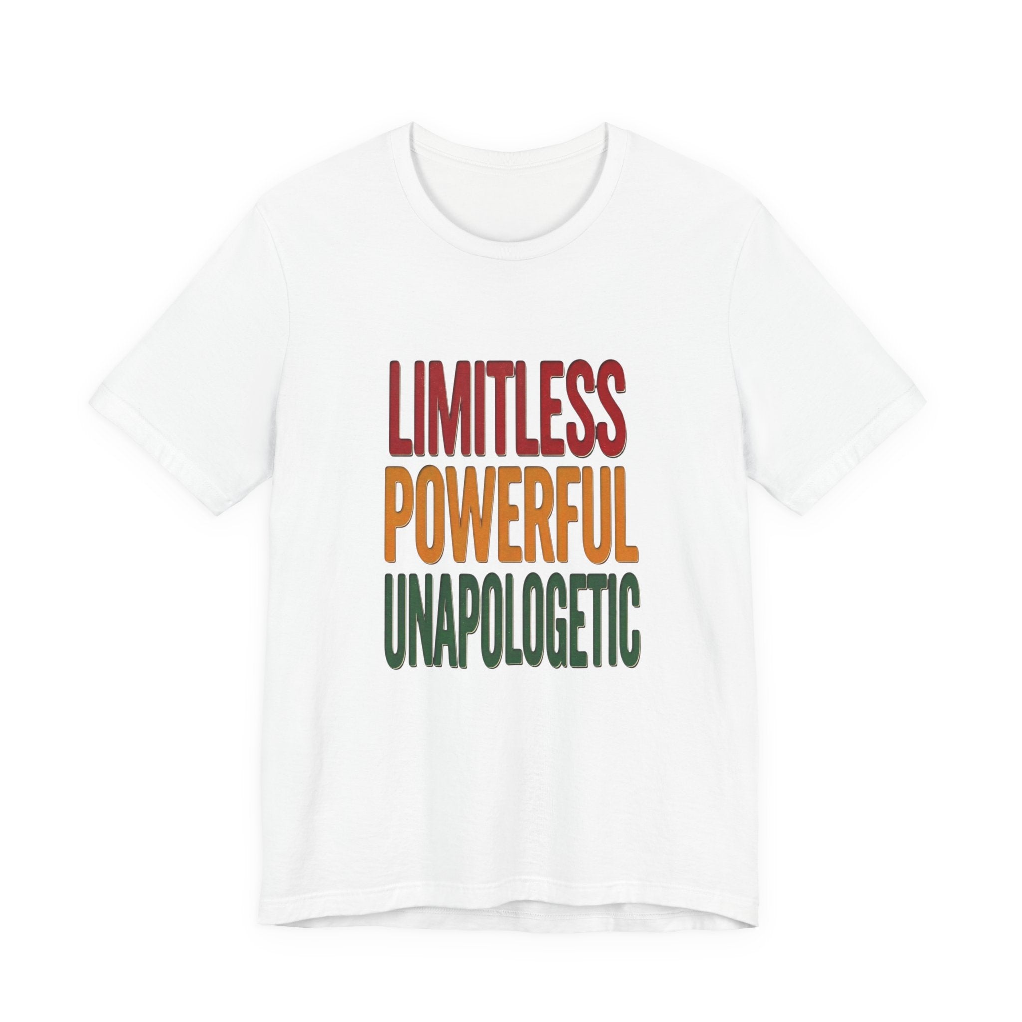 Limitless Powerful Unapologetic T-Shirt | Juneteenth Pan-African Freedom Tee