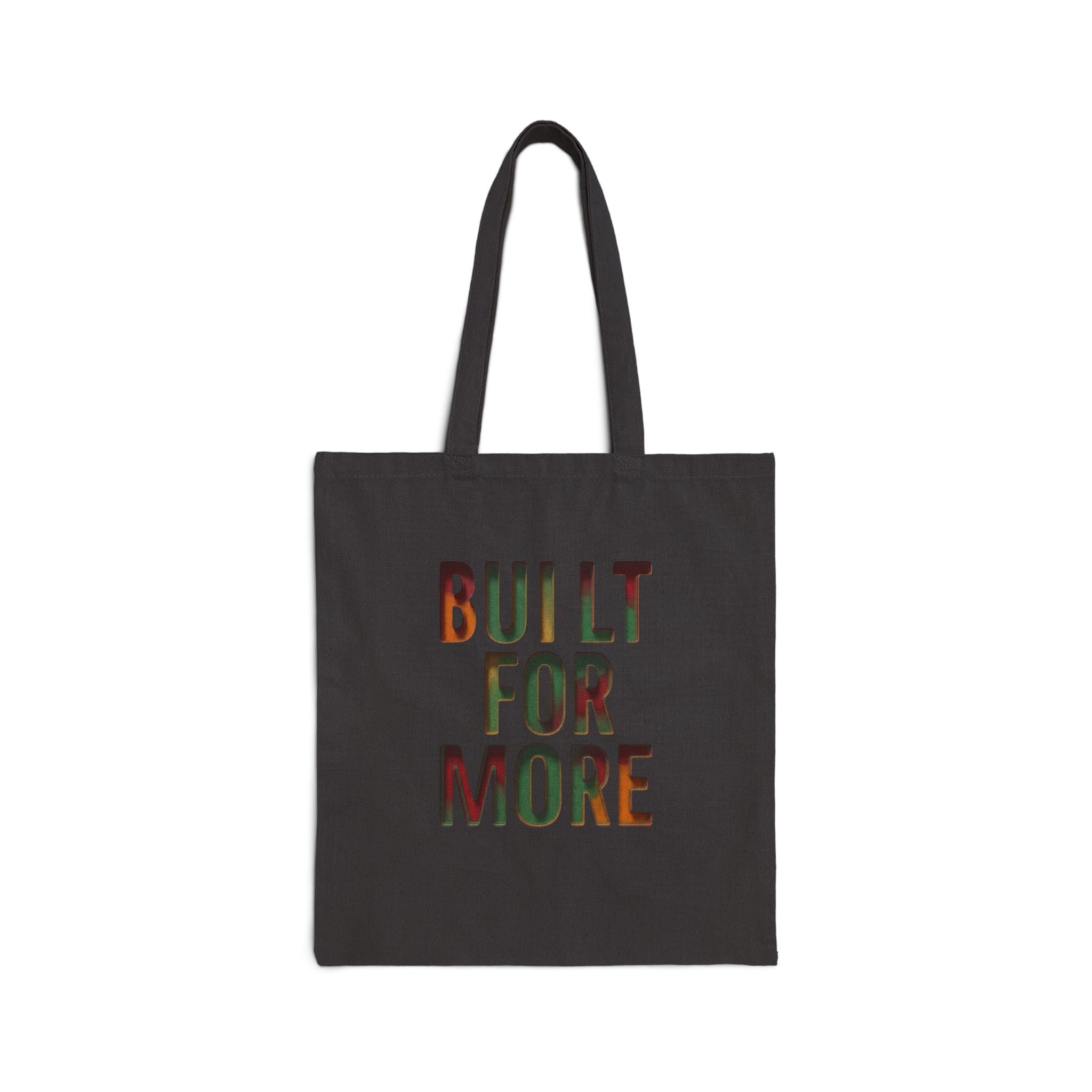Built For More Tote | Juneteenth Pan-African Colors, Black Pride Canvas