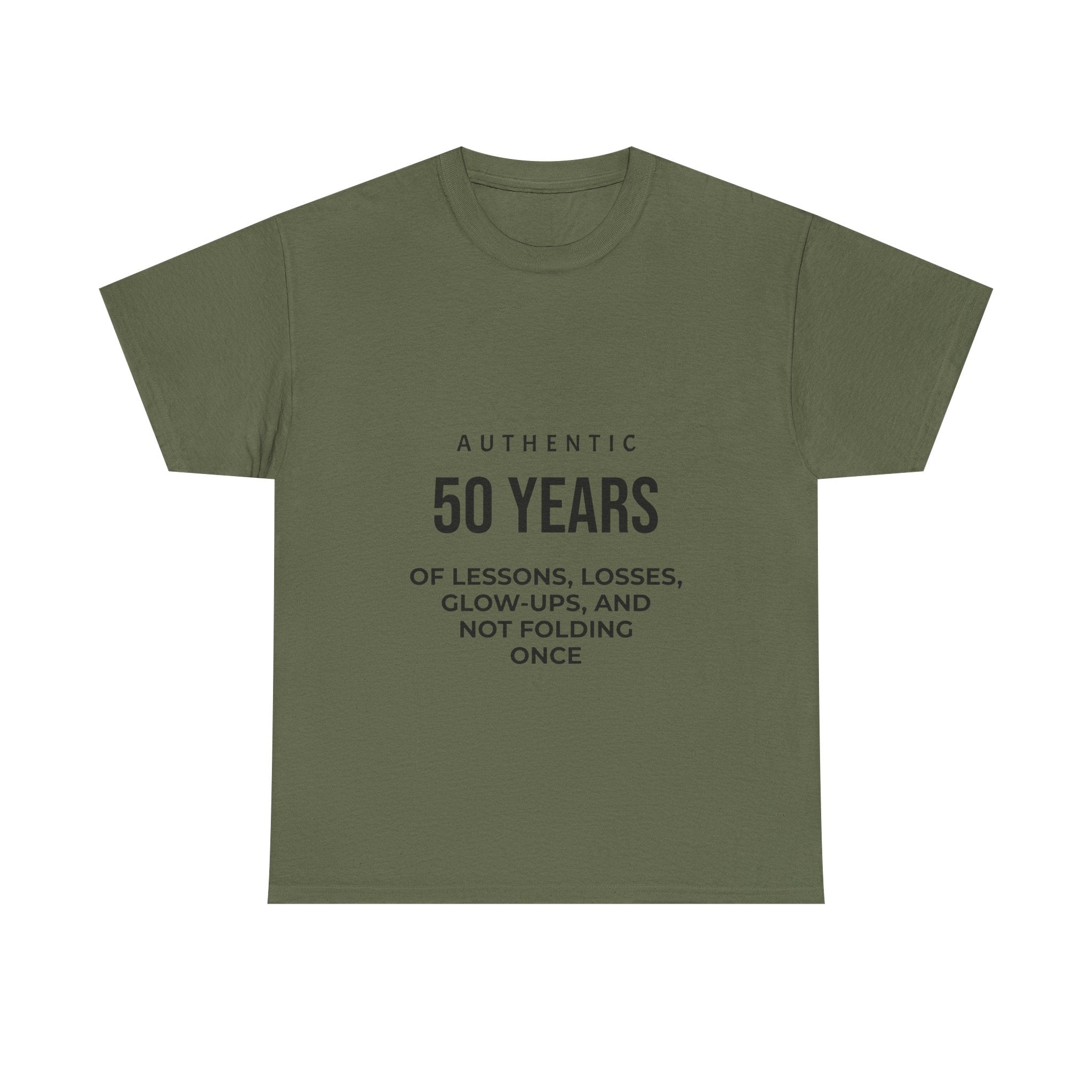50 Years of Lessons, Losses, Glow-Ups and Not Folding T-Shirt