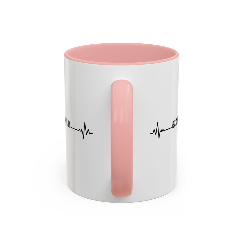 Elohim Heartbeat Accent Coffee Mug — 11/15oz