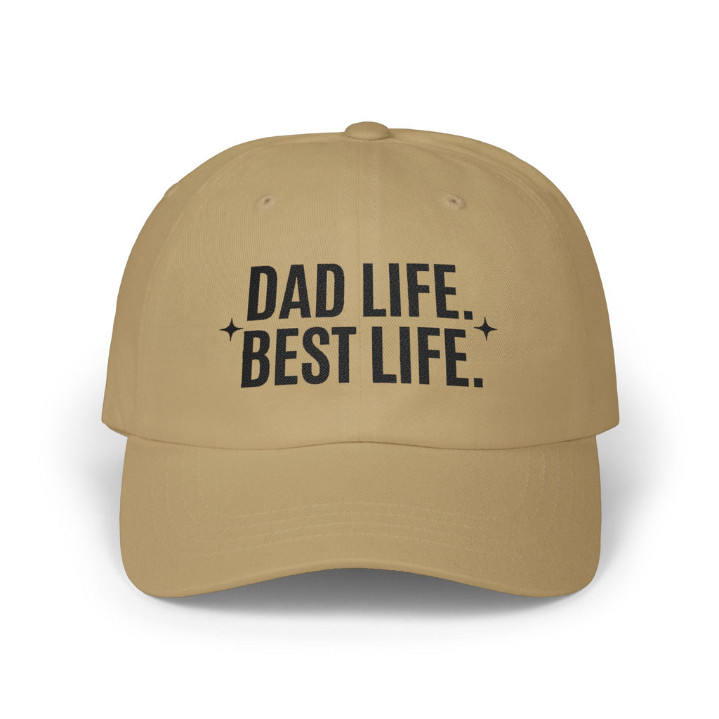 Dad Life, Best Life Dad Cap — Embroidered Baseball Hat for Fathers, Father’s Day Gift