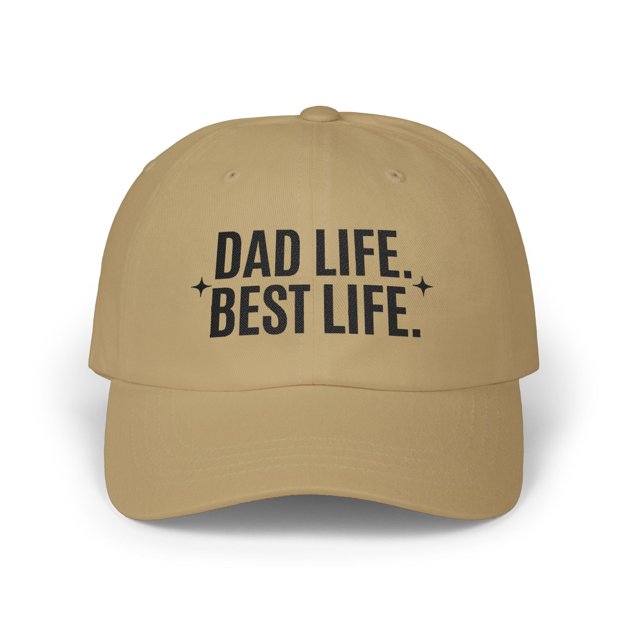 Dad Life, Best Life Dad Cap — Embroidered Baseball Hat for Fathers, Father’s Day Gift