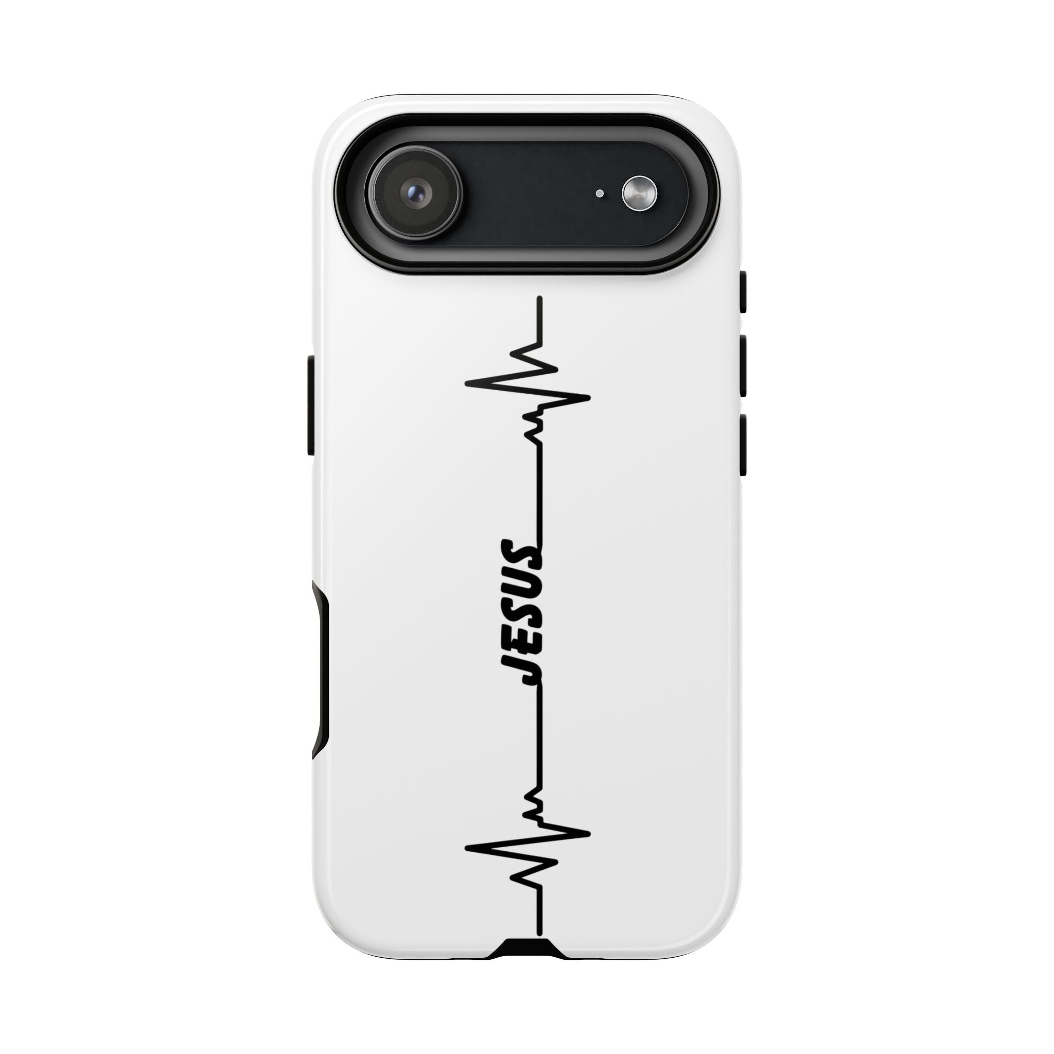 Jesus Heartbeat Phone Case — Christian Faith Protective Phone Cover