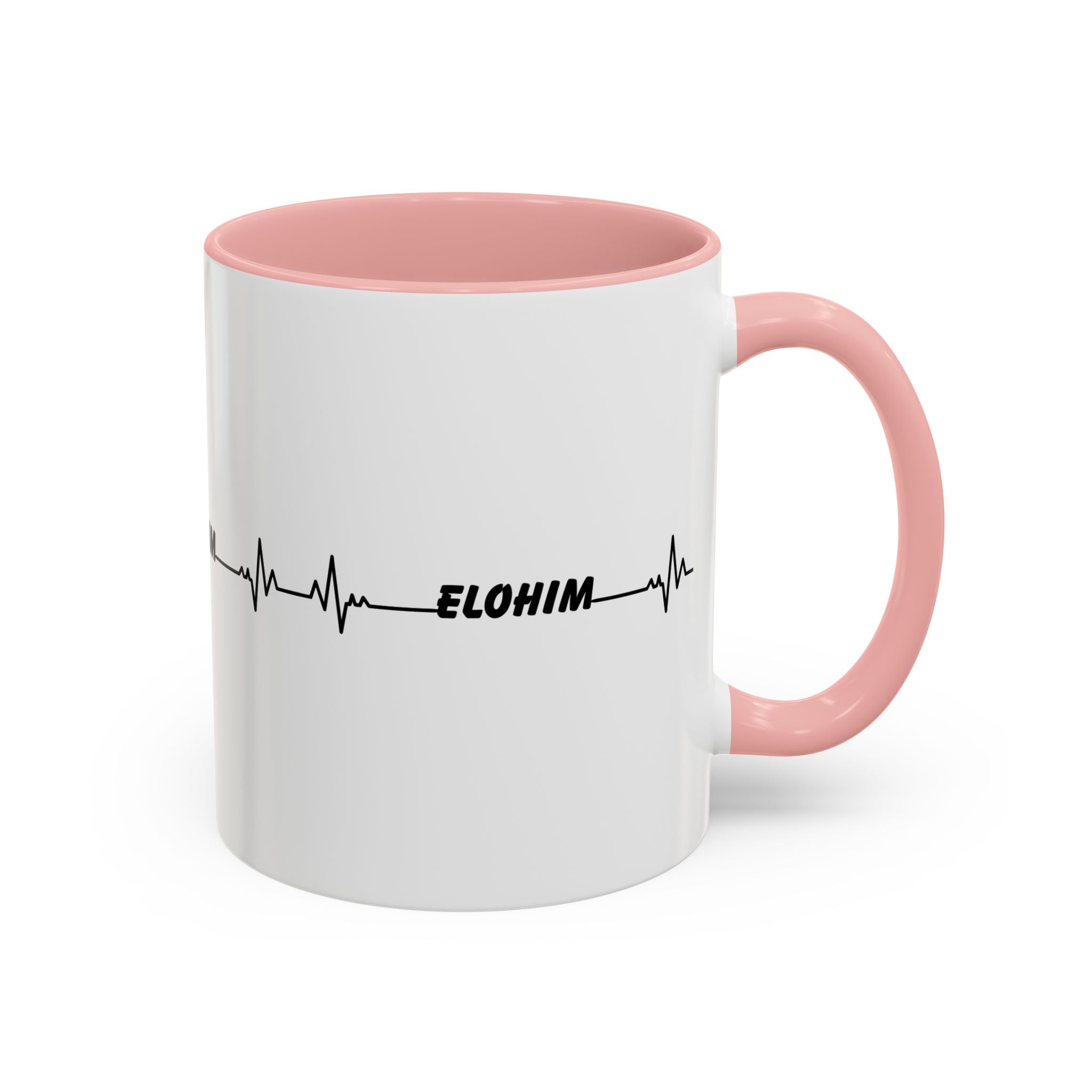 Elohim Heartbeat Accent Coffee Mug — 11/15oz
