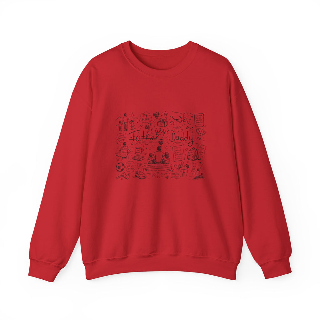 Father Daddy Doodle Crewneck Sweatshirt