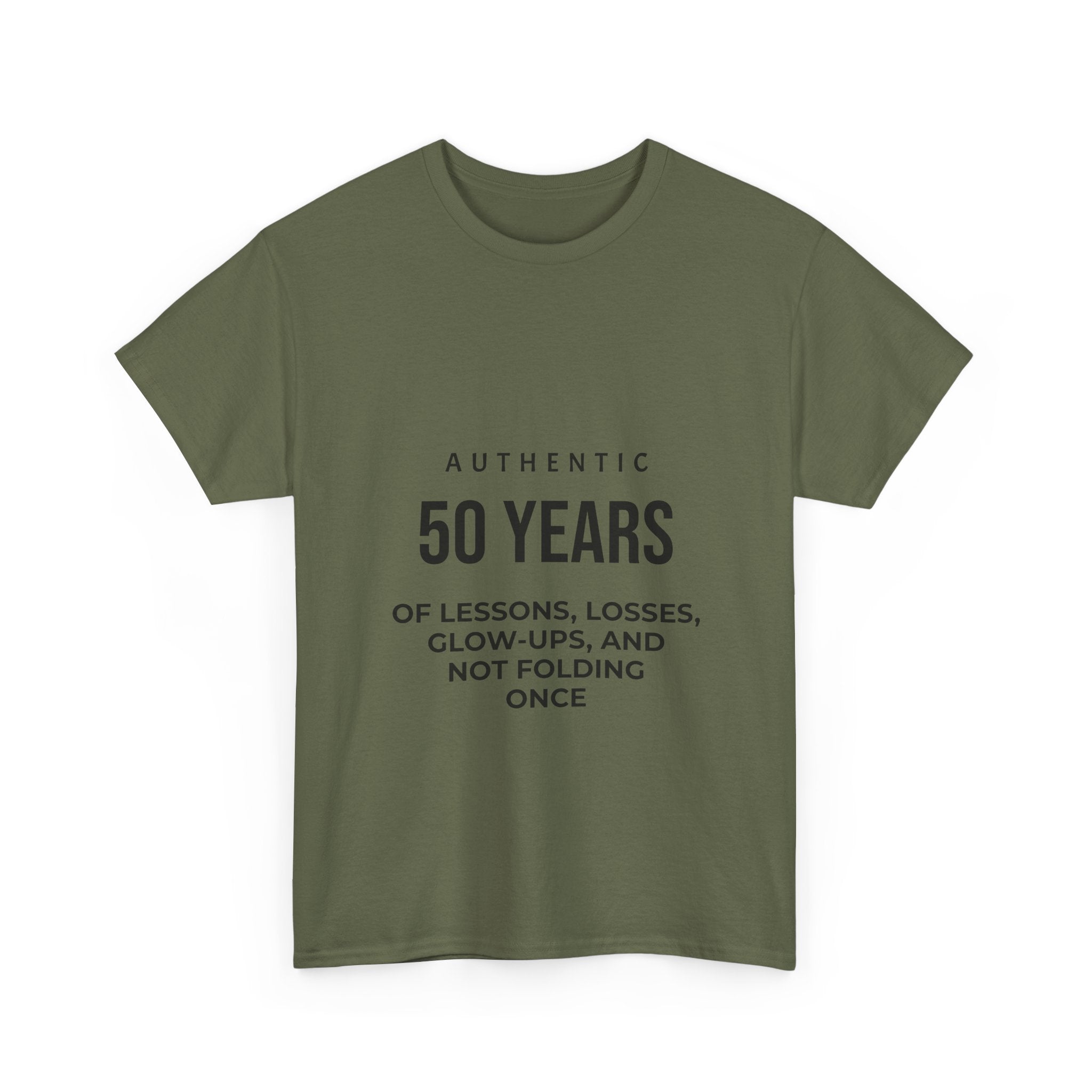 50 Years of Lessons, Losses, Glow-Ups and Not Folding T-Shirt