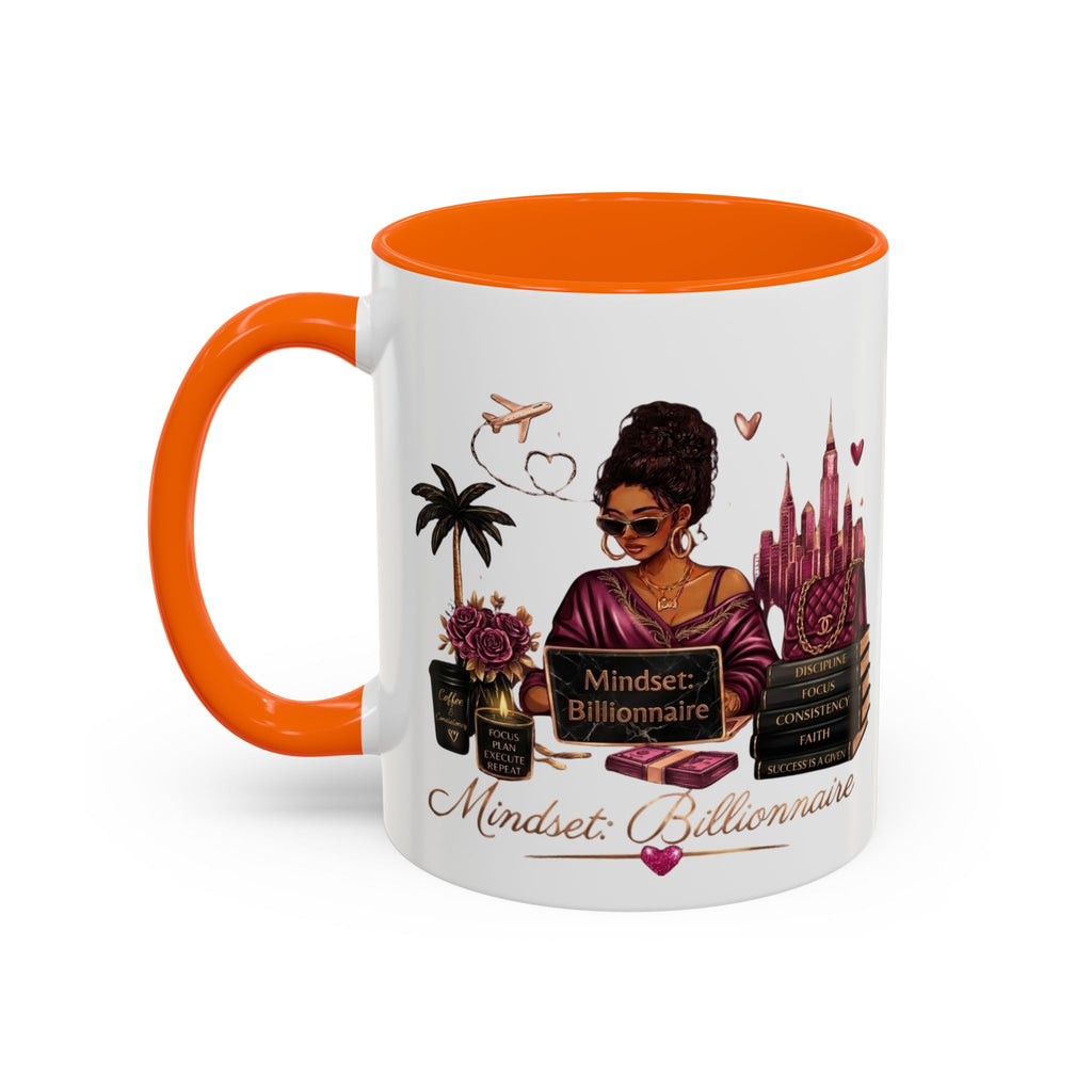 Mindset Billionaire Coffee Mug — Empowerment Coffee Cup for Ambitious Women